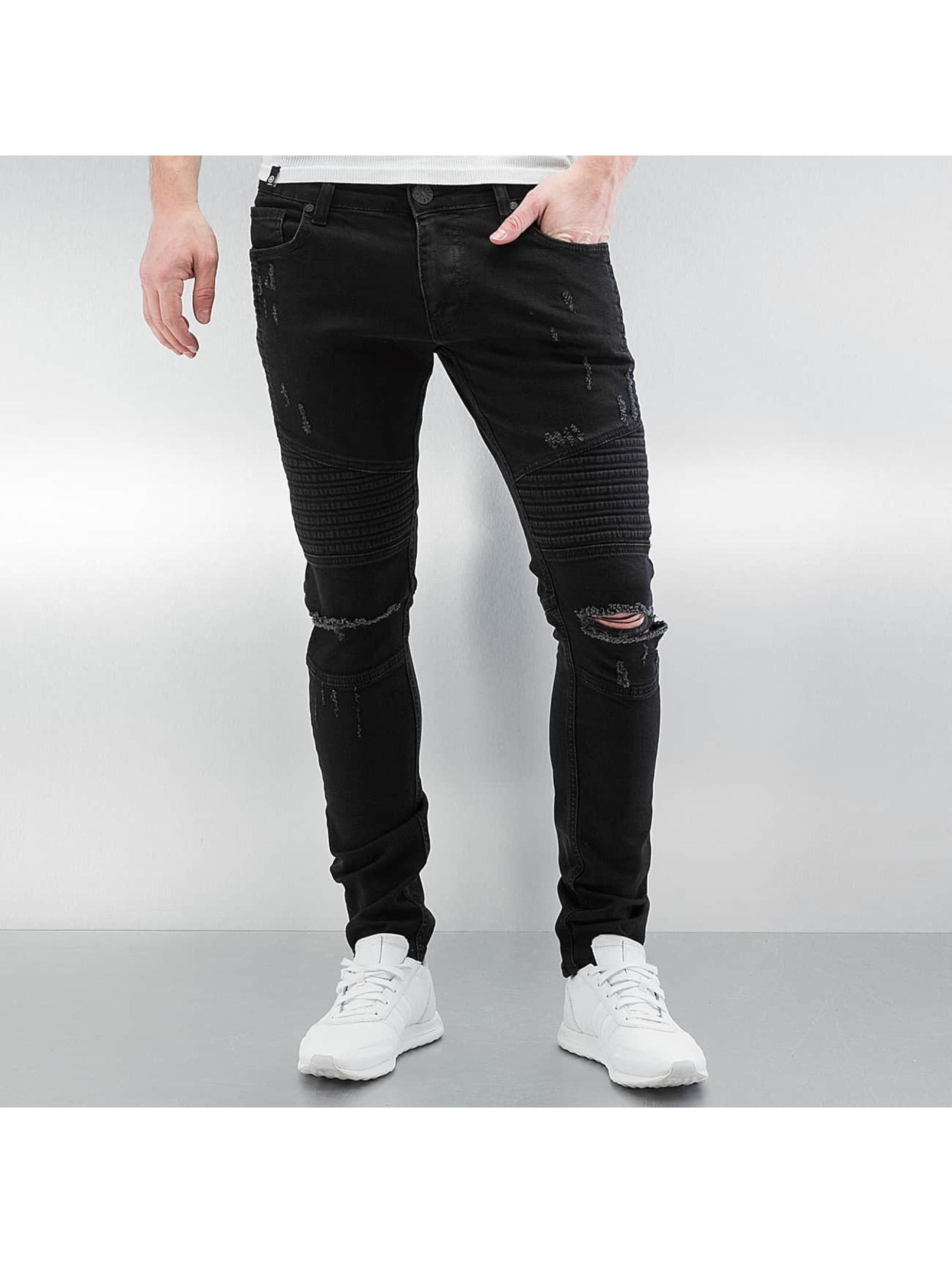 2Y heren skinny jeans Crap - zwart