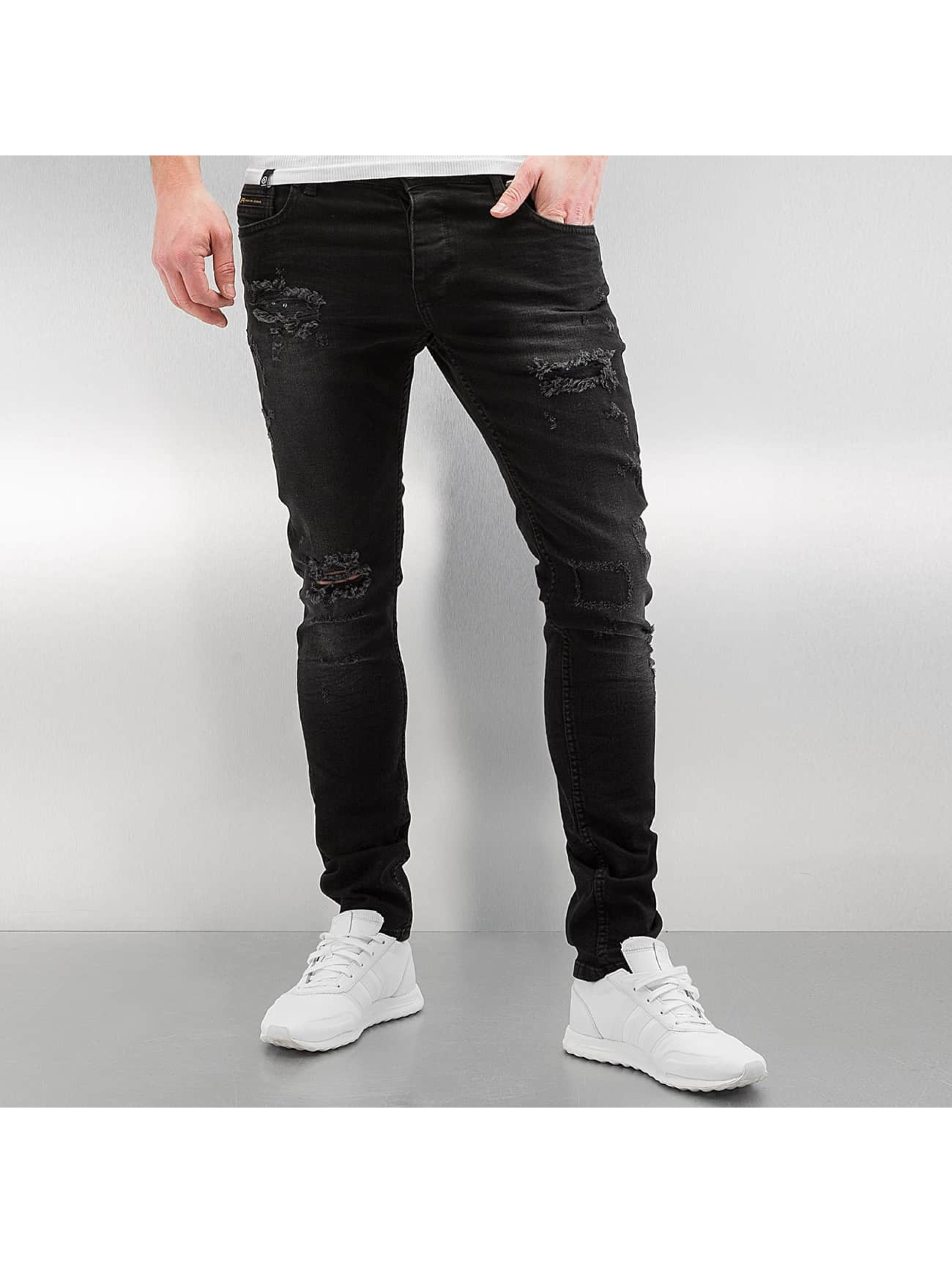 2Y Jeans / Skinny jeans Carlisle in zwart