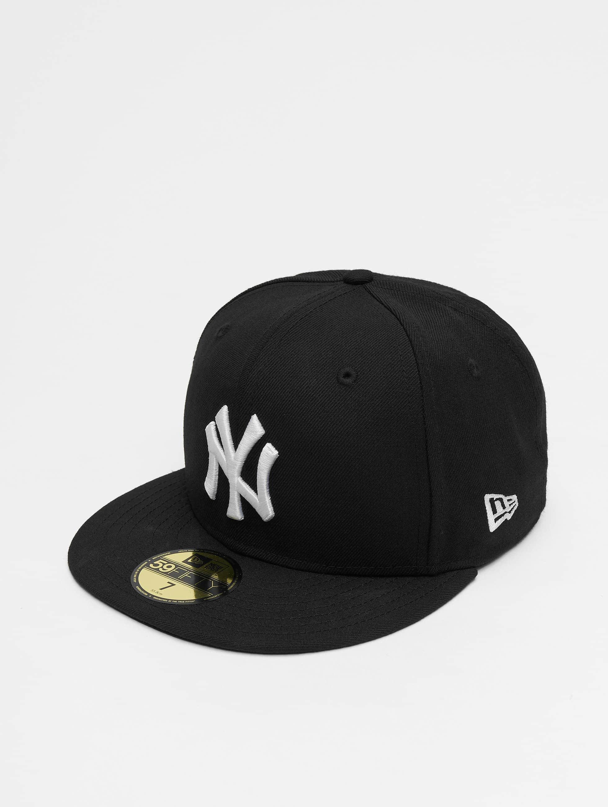 Oogverblindend Raap bladeren op Belegering New Era Cap / Fitted Cap MLB Basic NY Yankees in zwart 5238