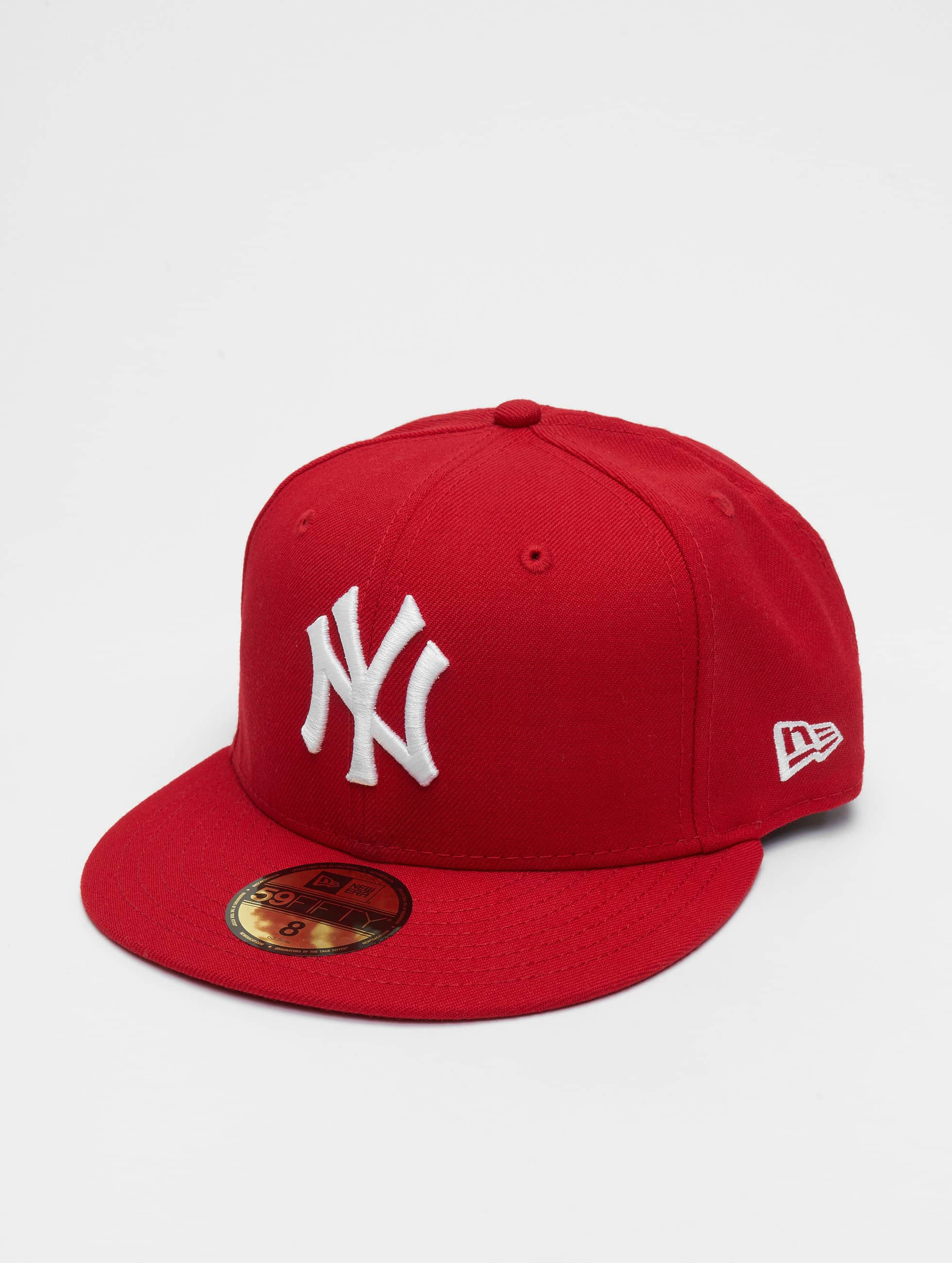 New Era Gorra / Gorra plana MLB Basic NY Yankees 59Fifty en rojo 5241
