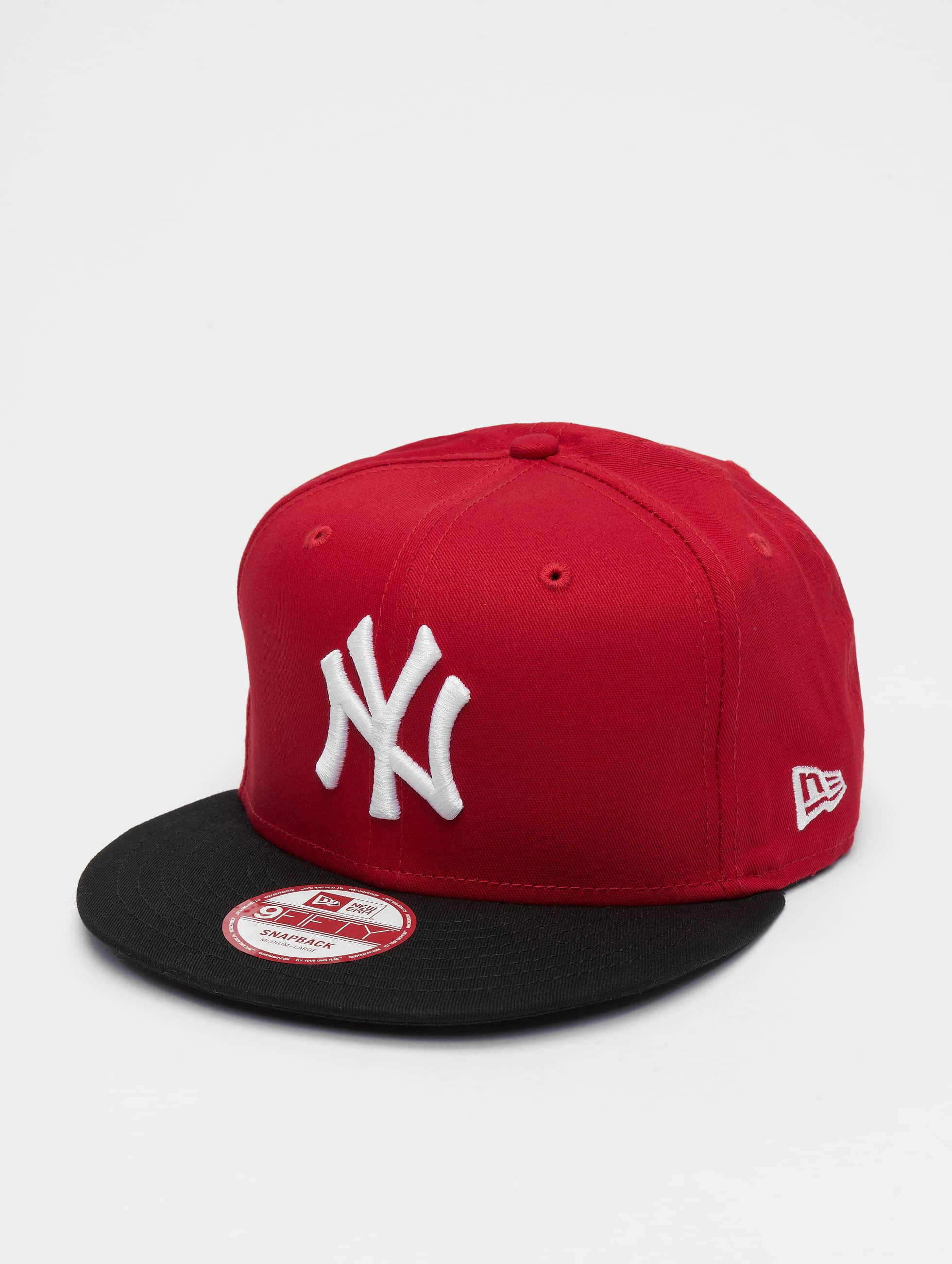 rib mythologie milieu New Era Cap / snapback cap MLB Cotton Block NY Yankees in rood 116669