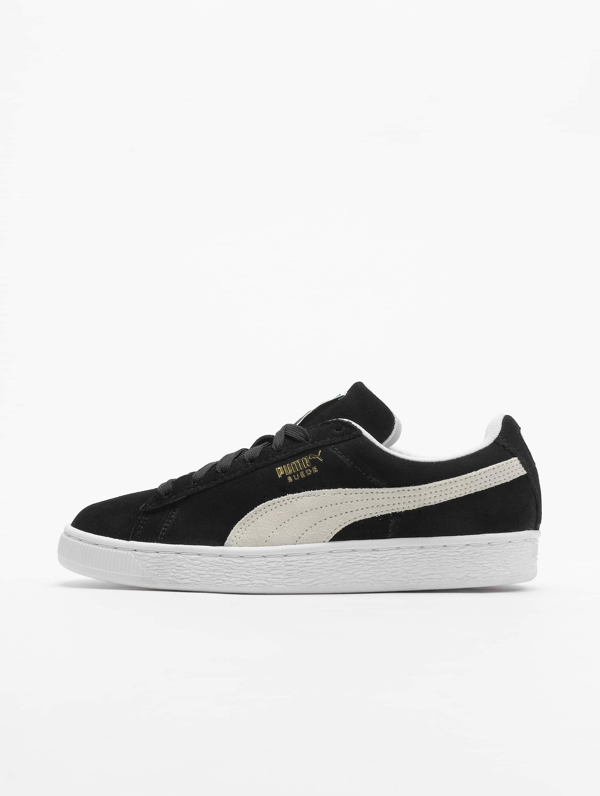 puma suede blanche et noir