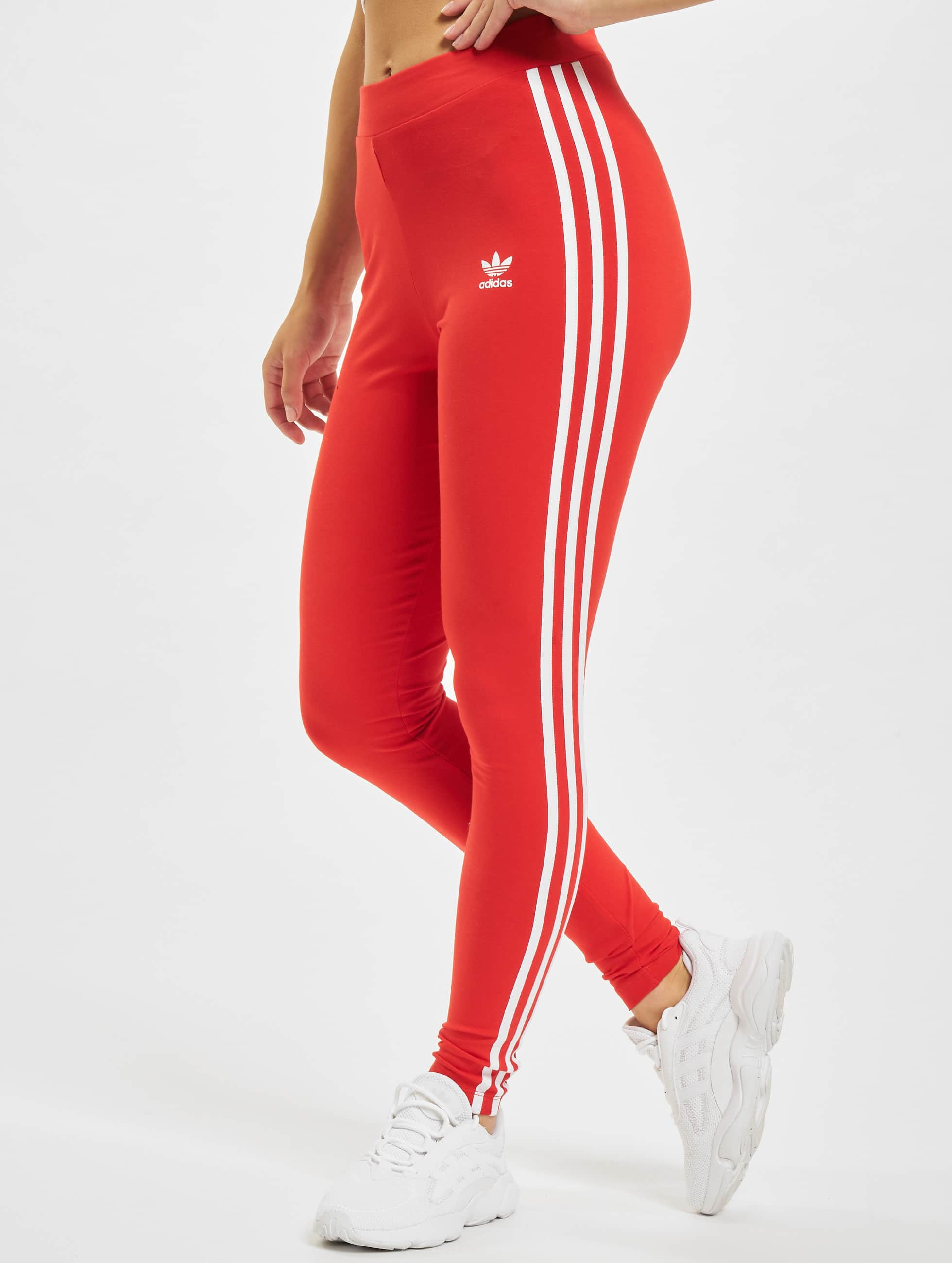 Behoren Uitbeelding voor adidas Originals broek / Legging Originals 3 Stripes in rood 834768