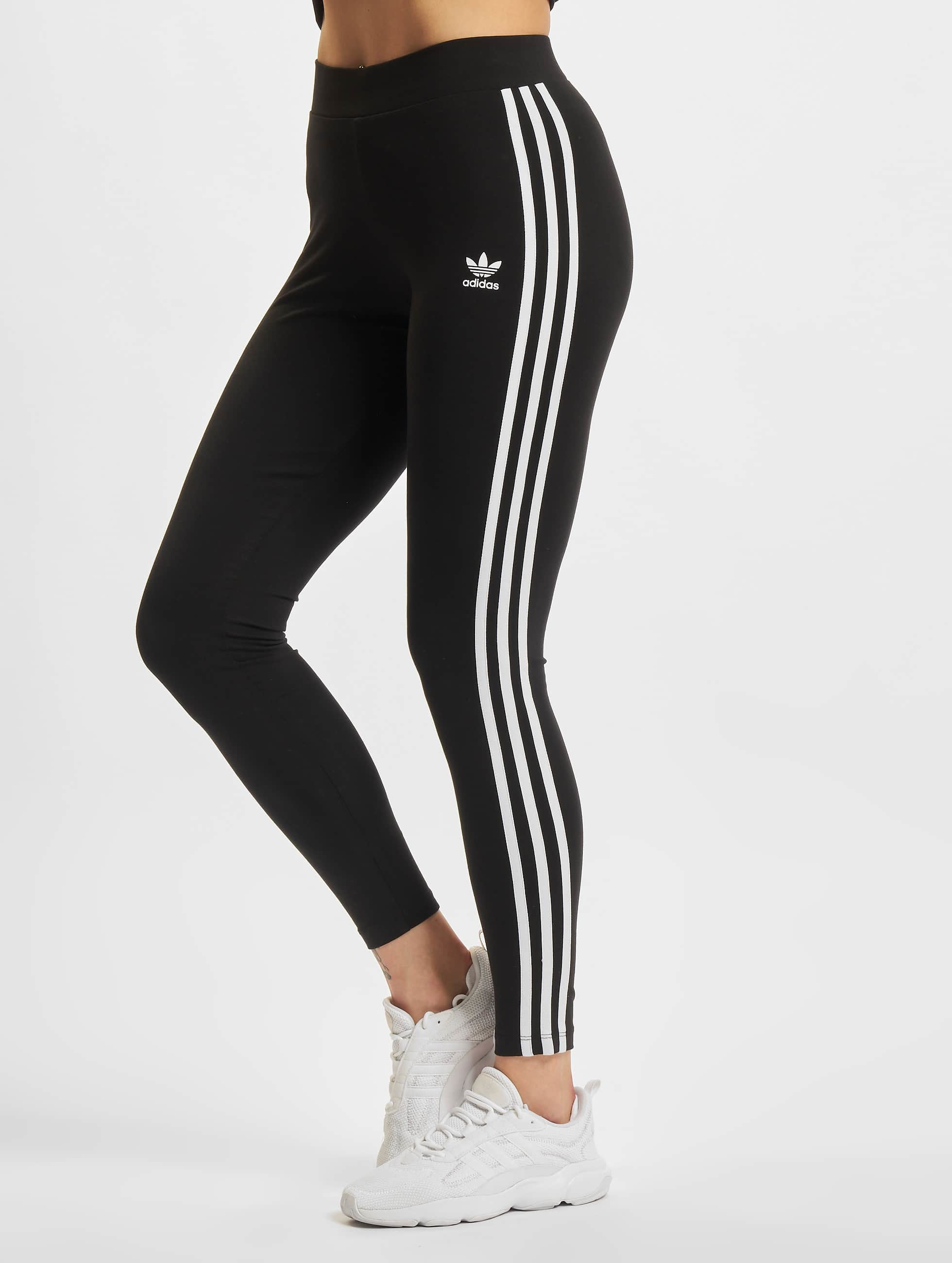 Smeltend Veel binnen adidas Originals broek / Legging 3 Stripes in zwart 871367