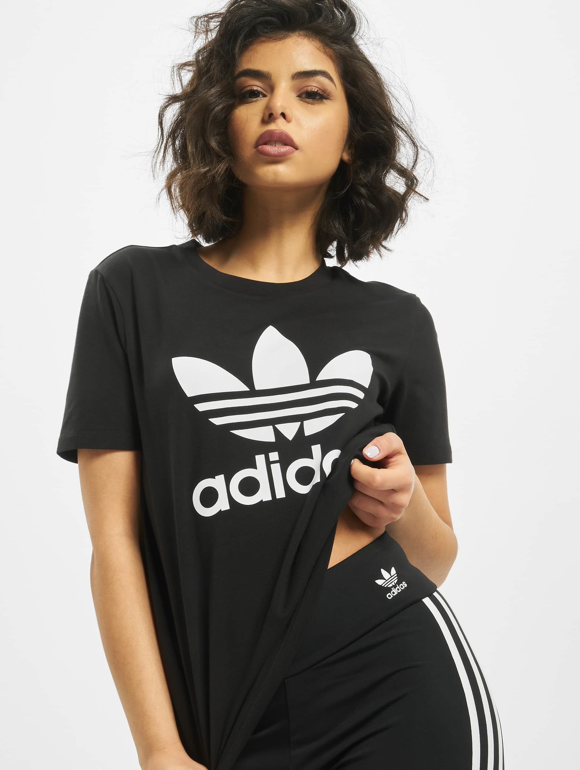 t shirt adidas noir femme