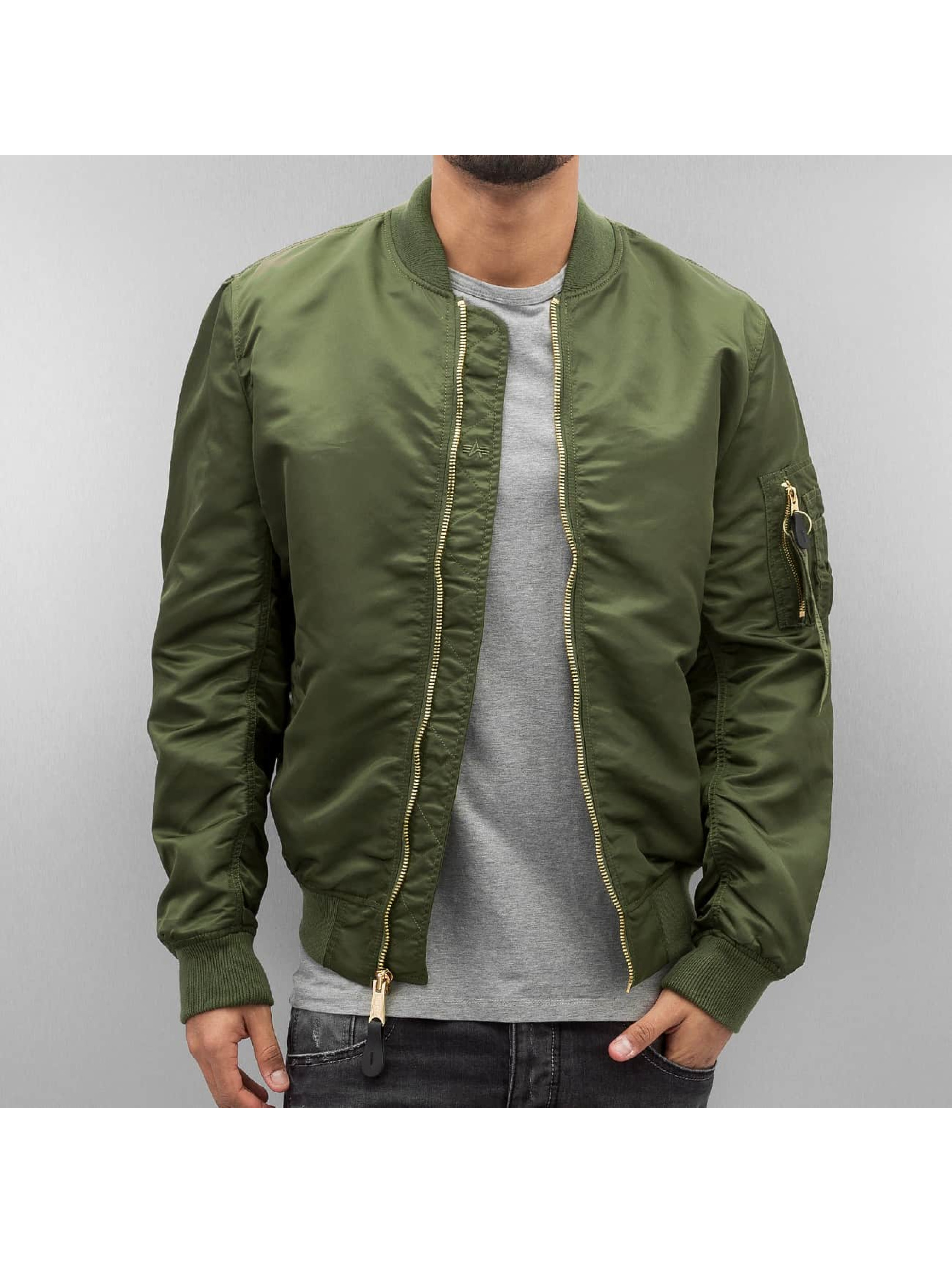 Alpha Industries Herren Bomberjacke MA-1 VF LW in grün 314029