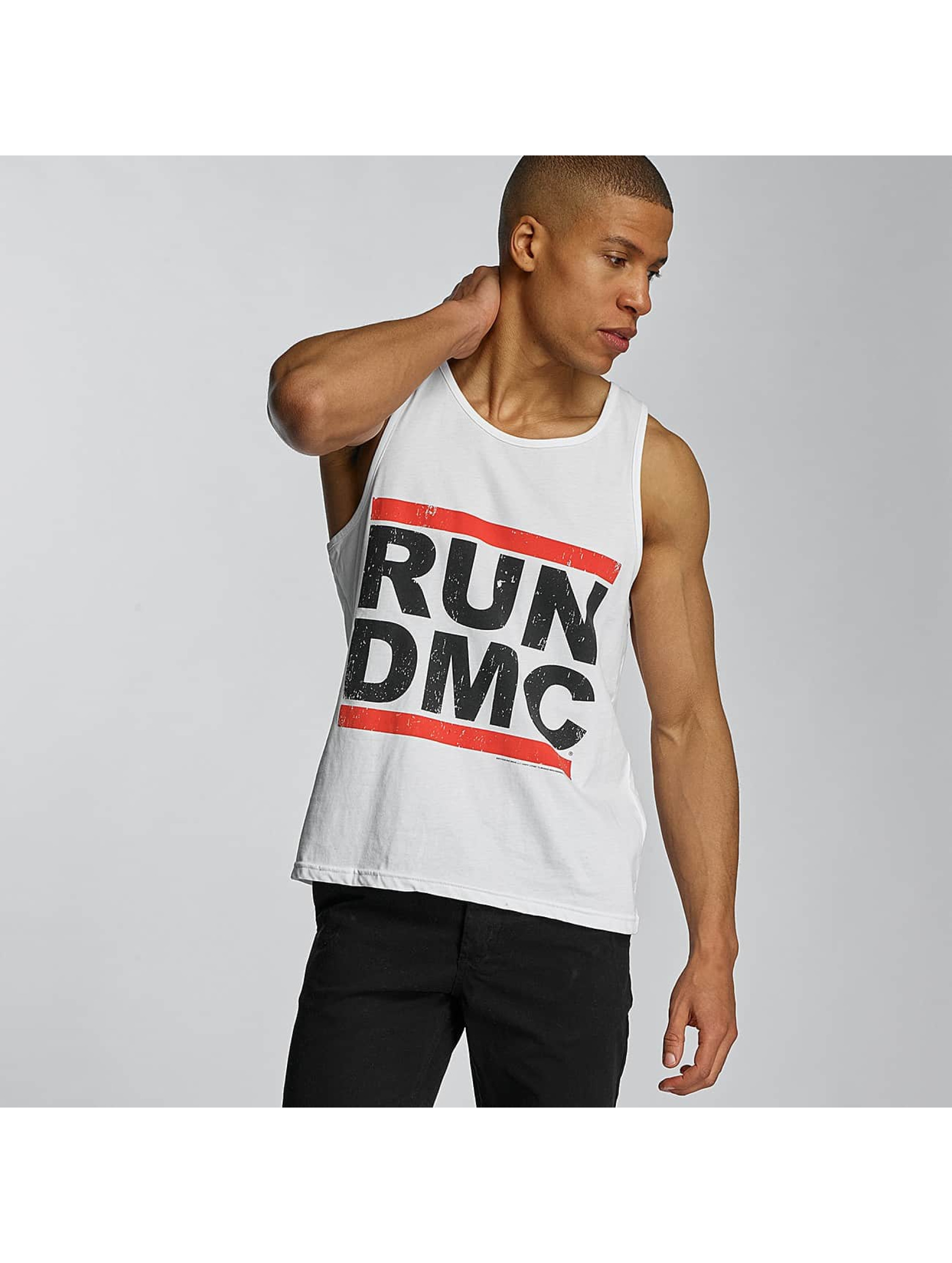 Amplified Haut / Débardeurs Run DMC Logo en blanc