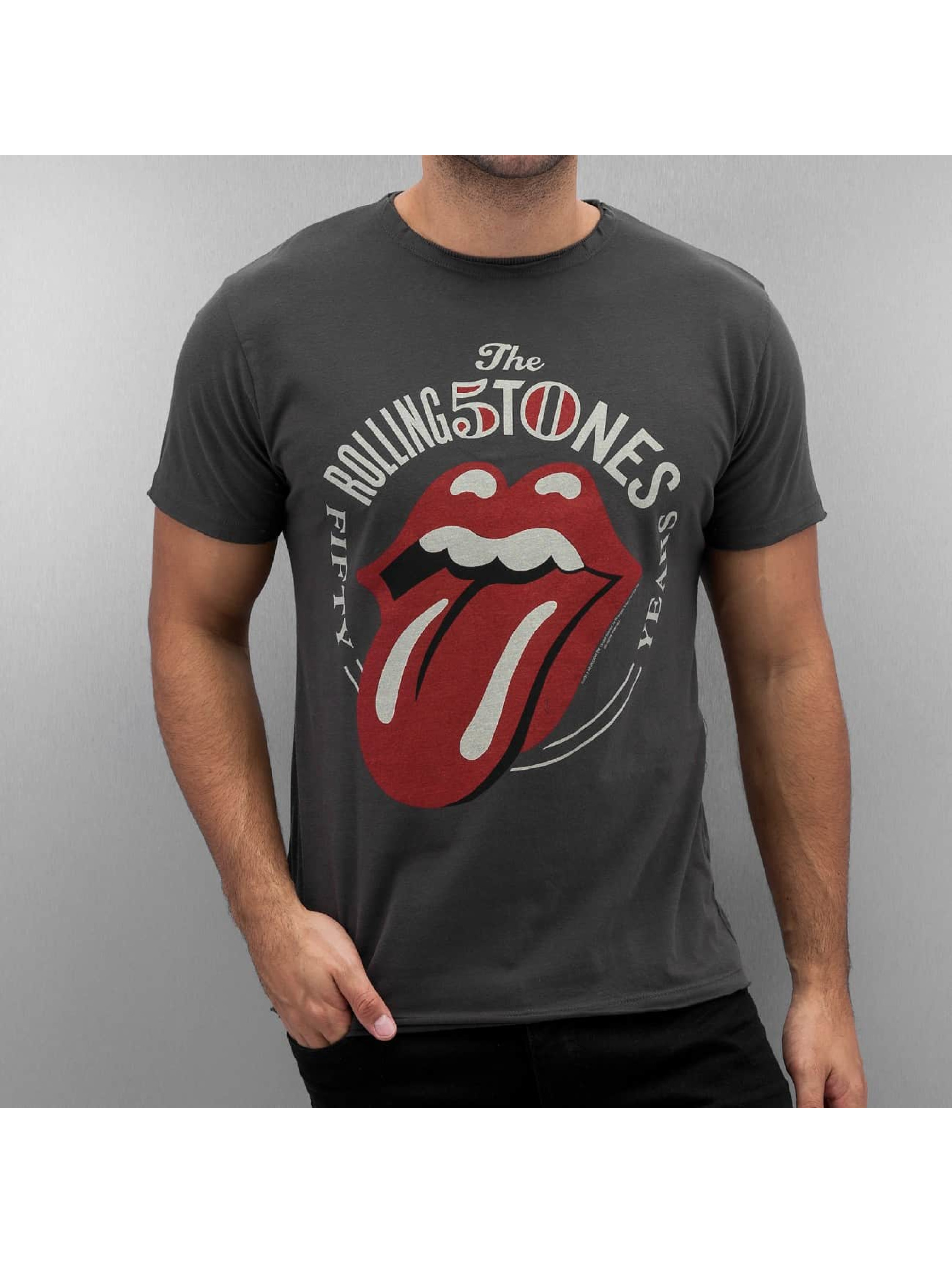 Amplified Haut / T-Shirt Rolling Stones 50th Year en gris