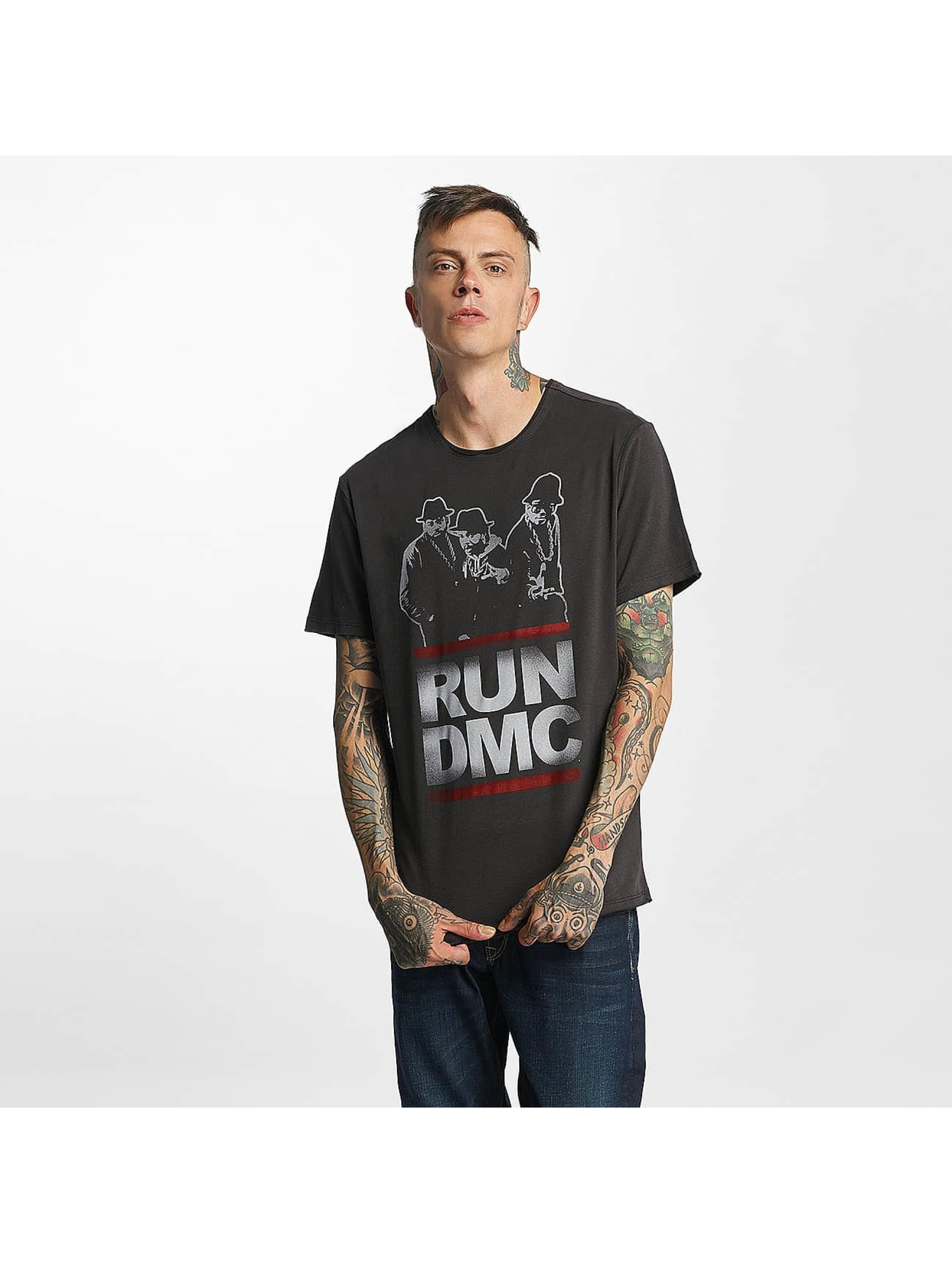 T-Shirt Amplified Run DMC Silhouette en gris
