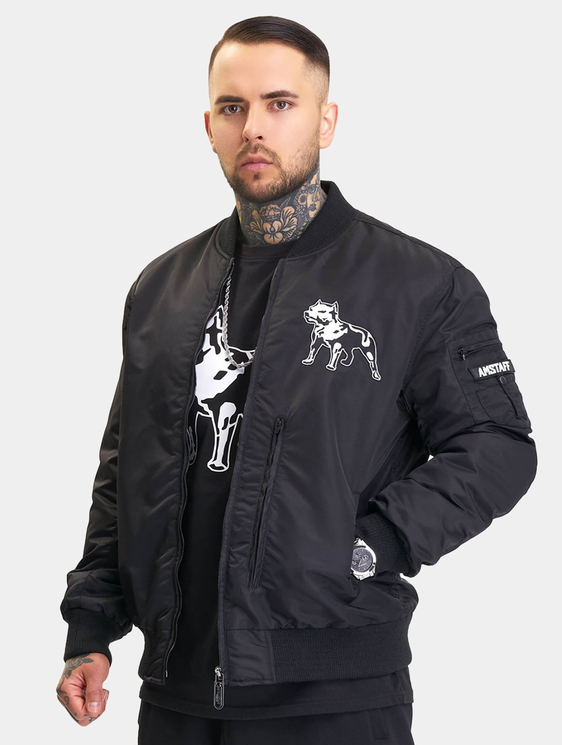 Amstaff Jacket / Bomber jacket Warsi in black 941393