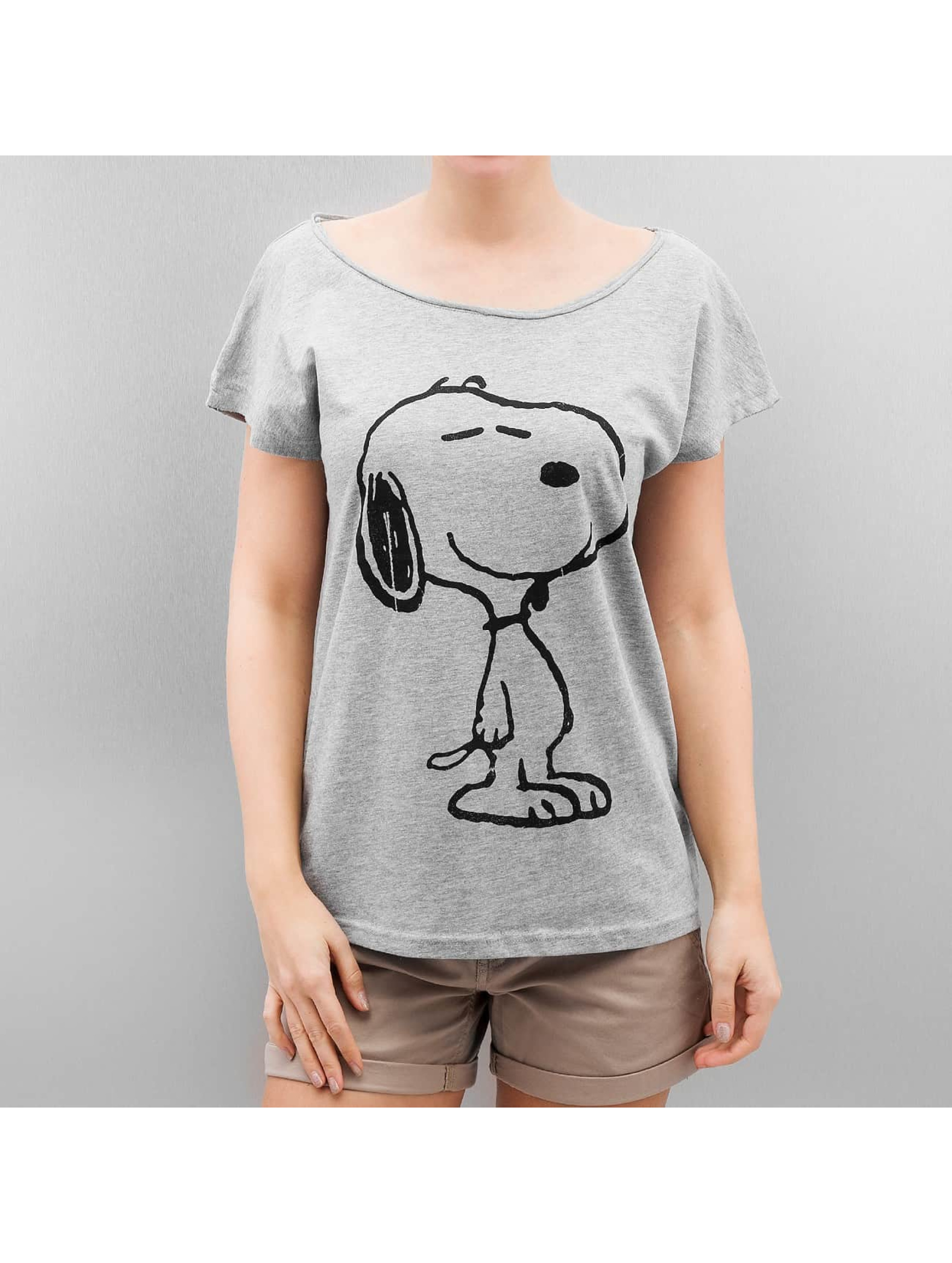 Authentic Style dames t-shirt Peanuts - grijs