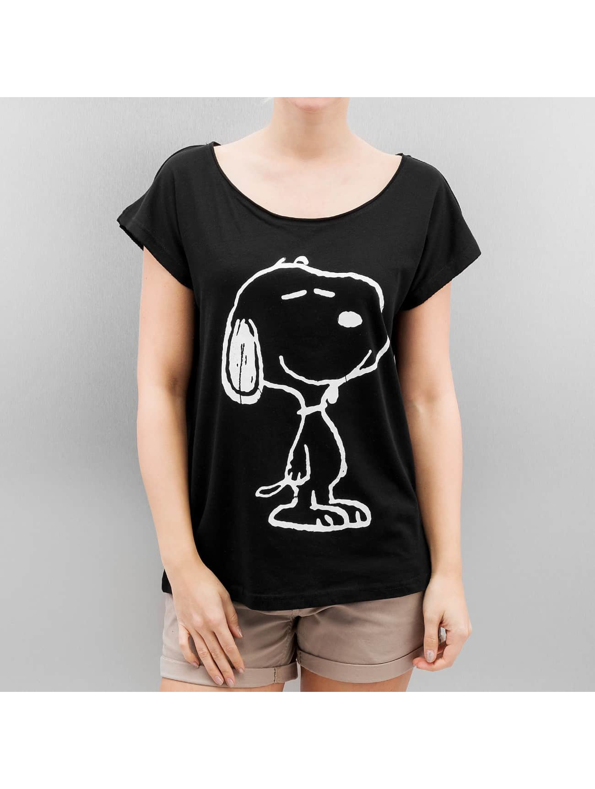 Authentic Style Sublevel Peanuts noir T-Shirt femme