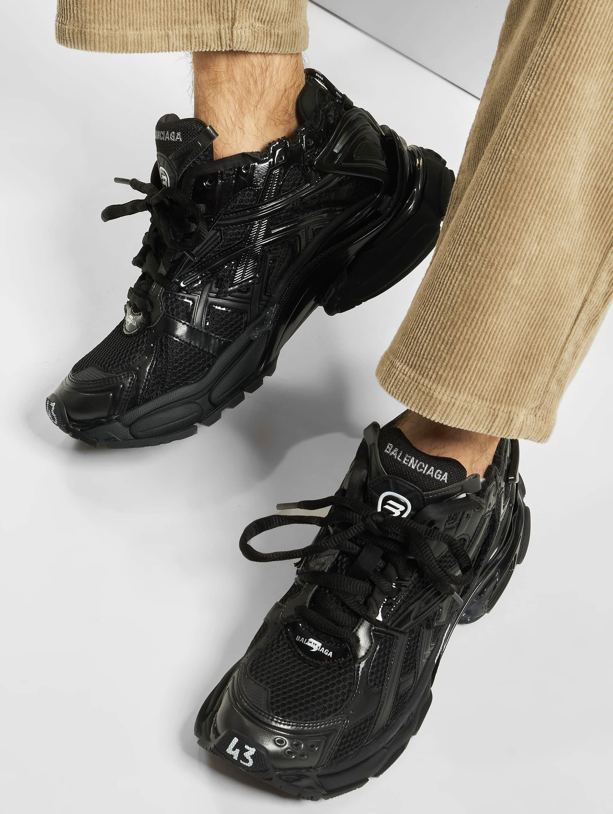 maart Mysterie Dempsey Balenciaga schoen / sneaker Runner in zwart 957386