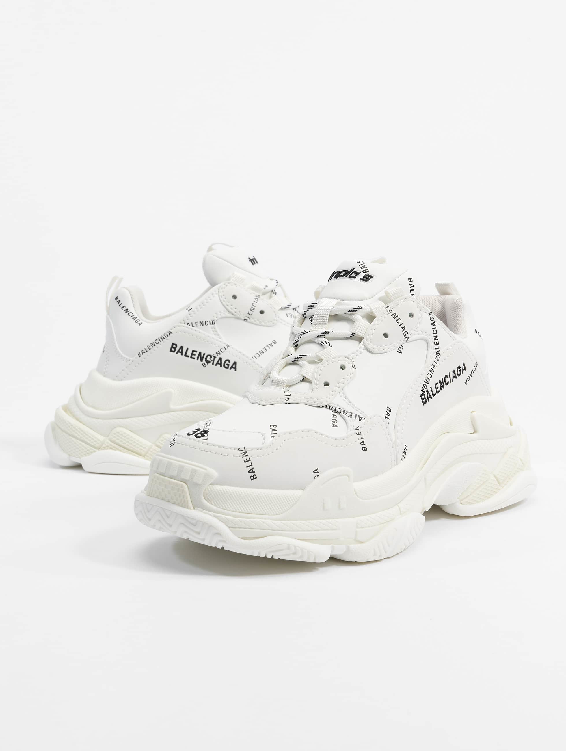 Balenciaga Sko Sneakers Triple S i hvid 909779