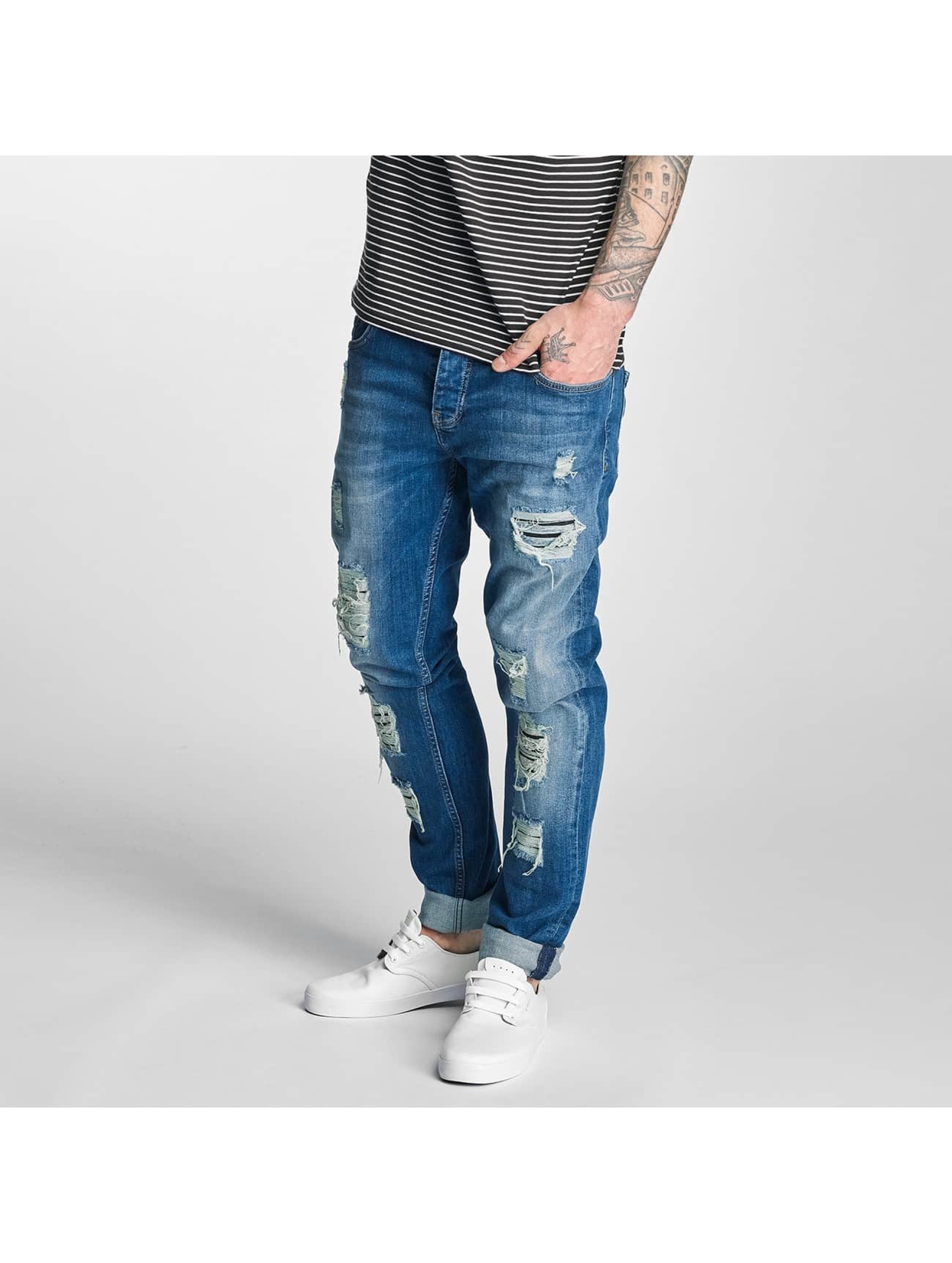 Bangastic Jean / Jeans Straight Fit Point en bleu