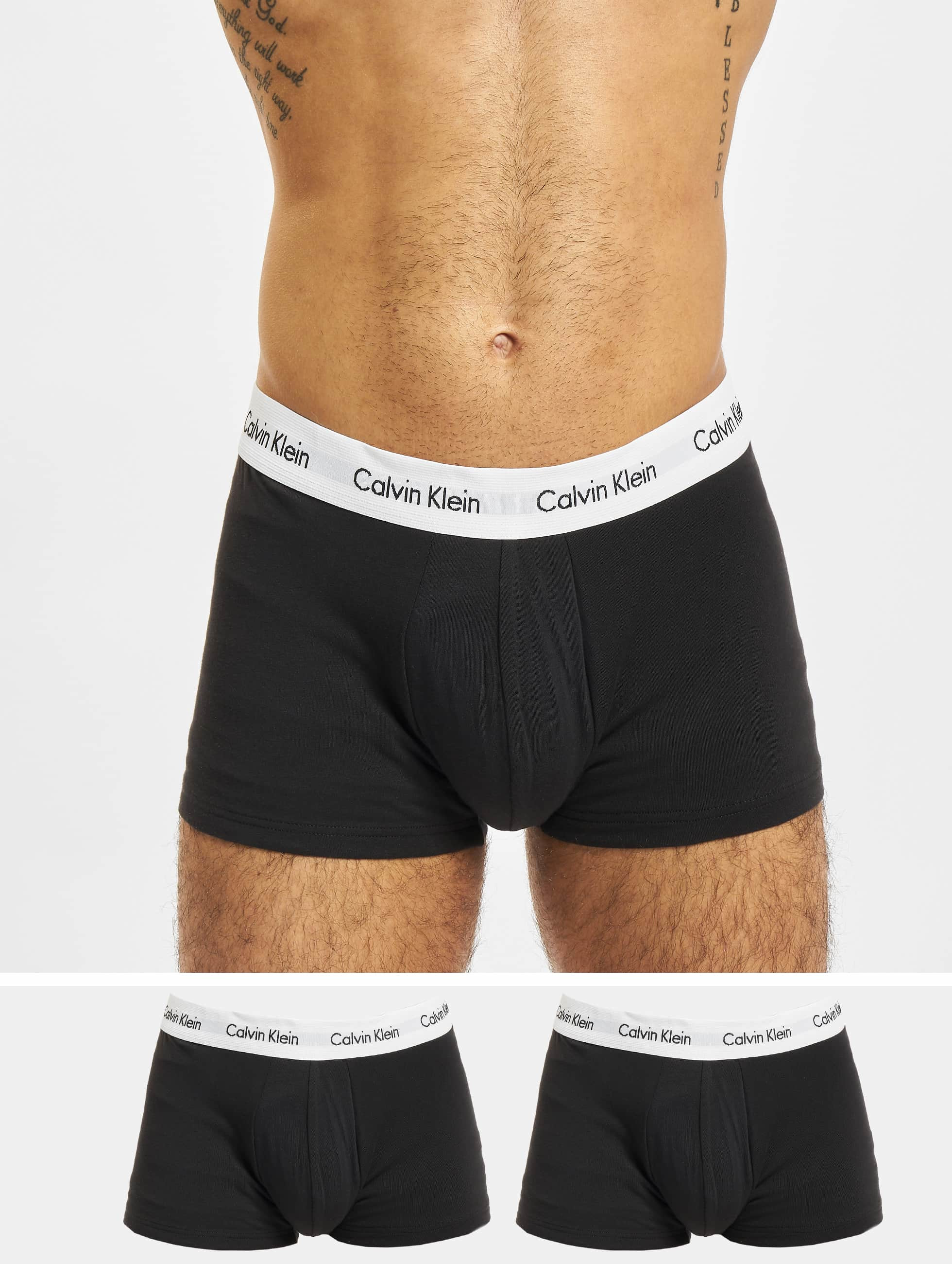 Il Verhuizer Expliciet Calvin Klein Herren Boxershorts 3er Pack Low Rise in schwarz 887472