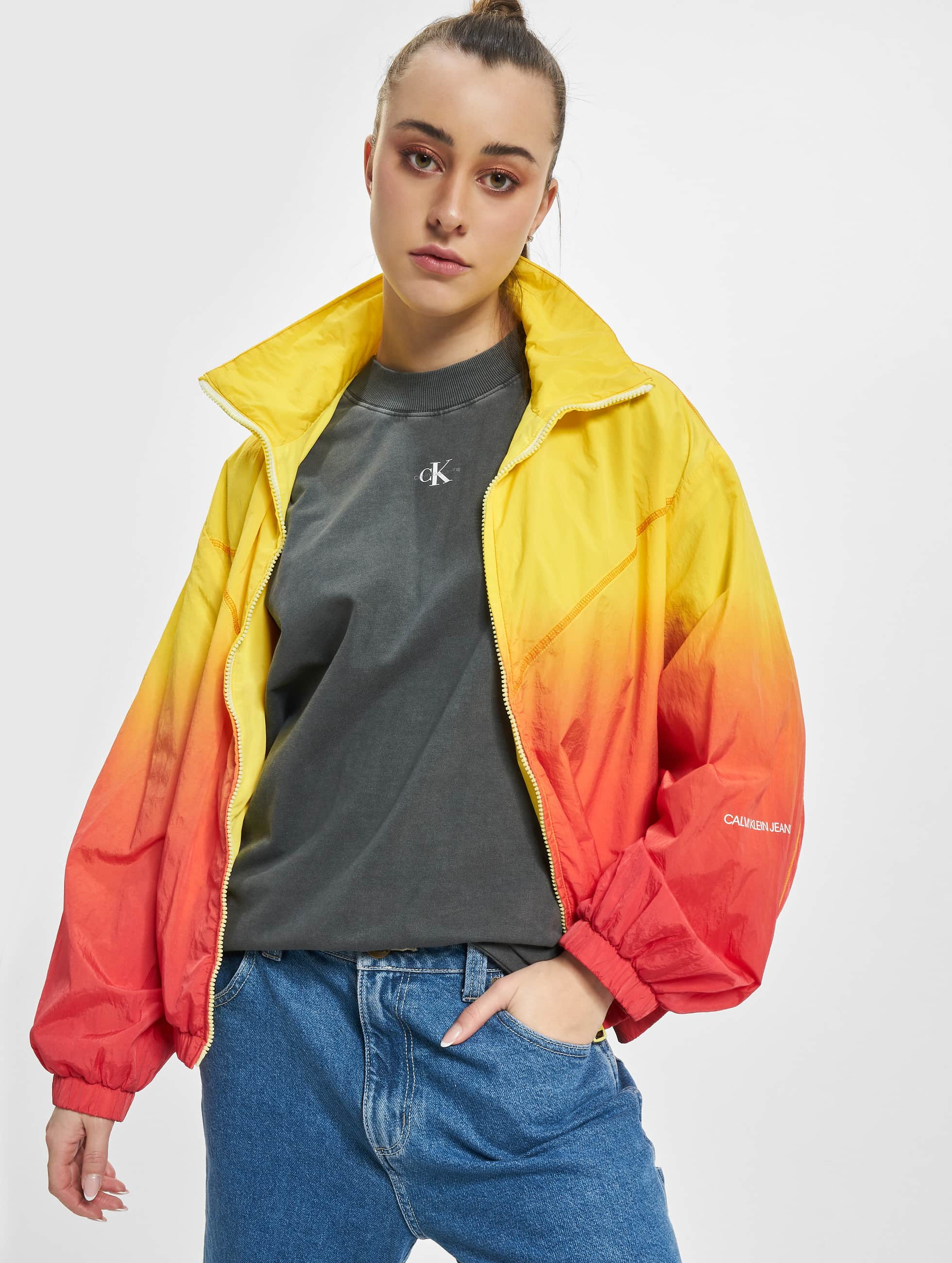 Bloodstained Afgørelse genopretning Calvin Klein Jeans Jakker / Transitional Jackets Dip Dye i gul 970751