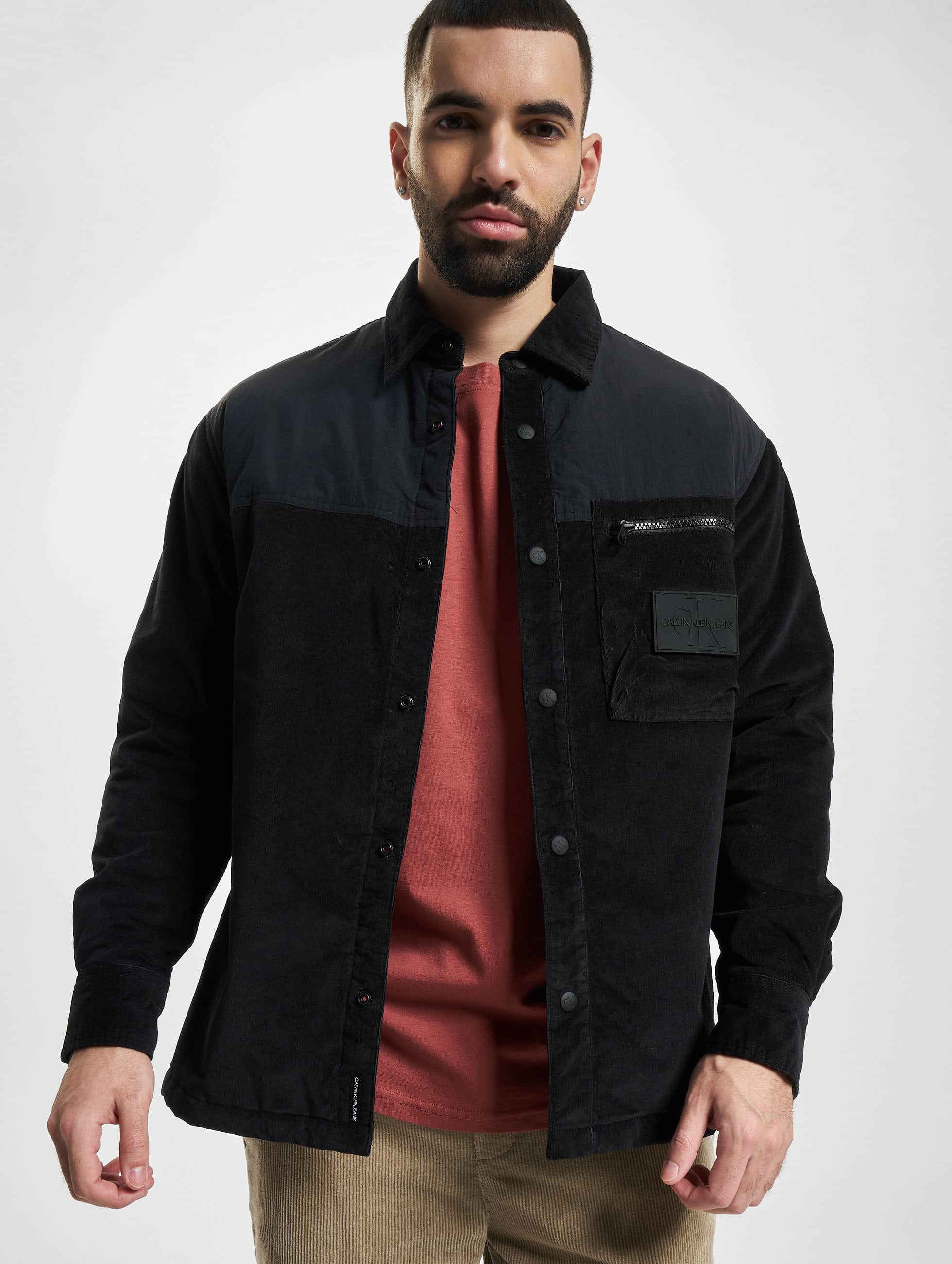 Calvin Klein Overwear / Shirt Corduroy in black 971131
