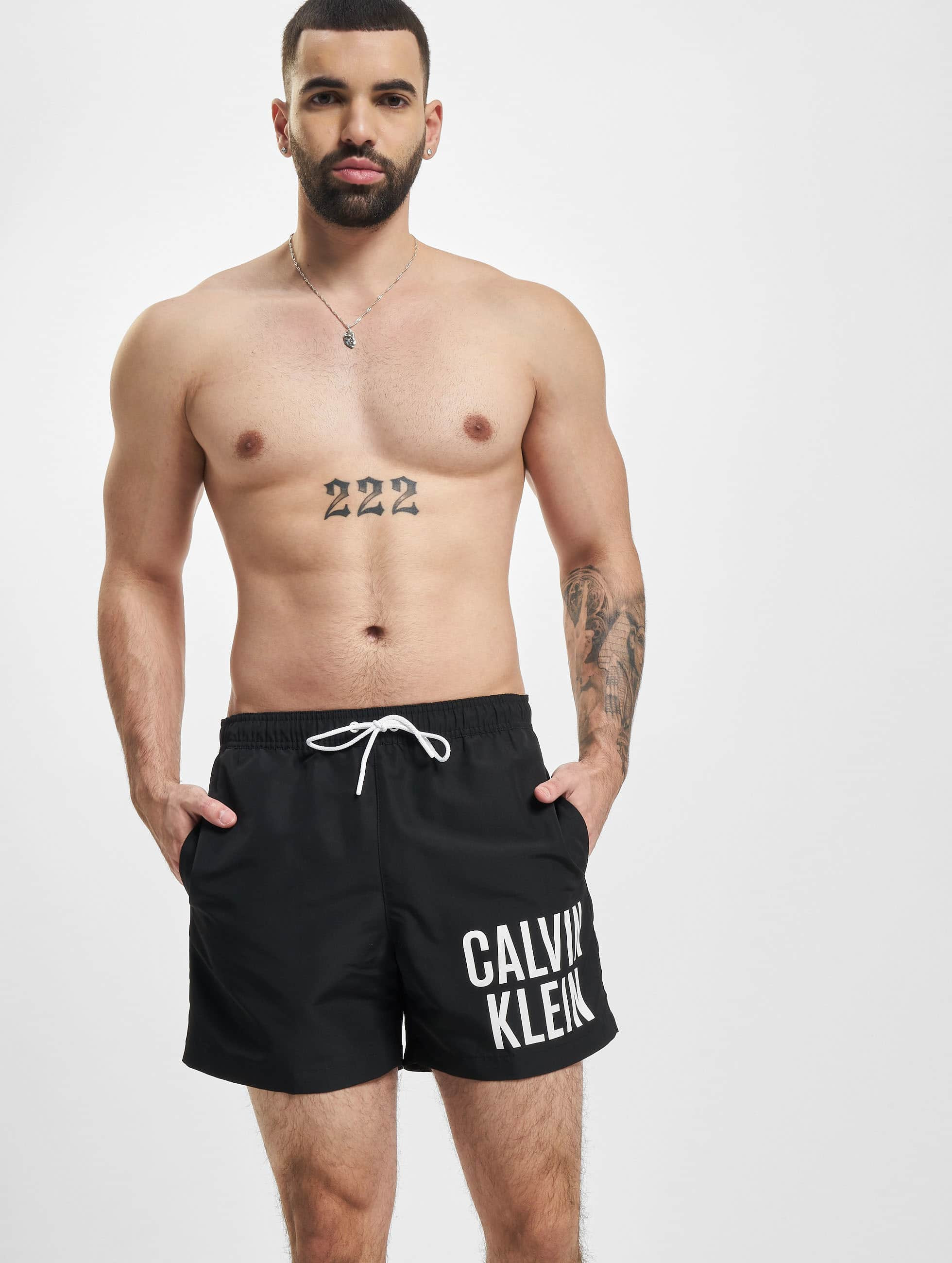 Calvin Klein Underwear / Beachwear / Swim shorts Underwear Medium  Drawstring in black 972736