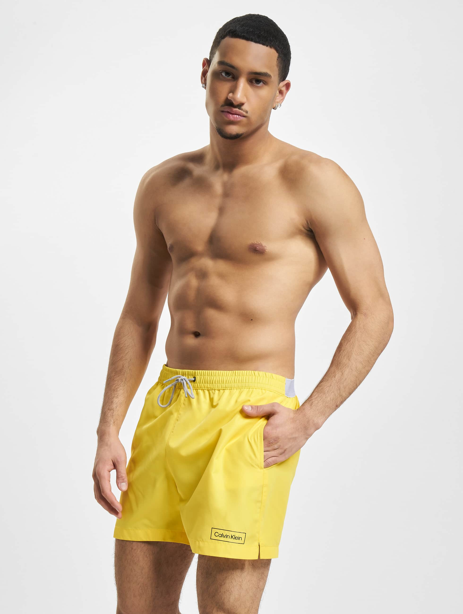 Calvin Klein Underwear / Beachwear / Swim shorts Underwear Medium  Drawstring in yellow 973216