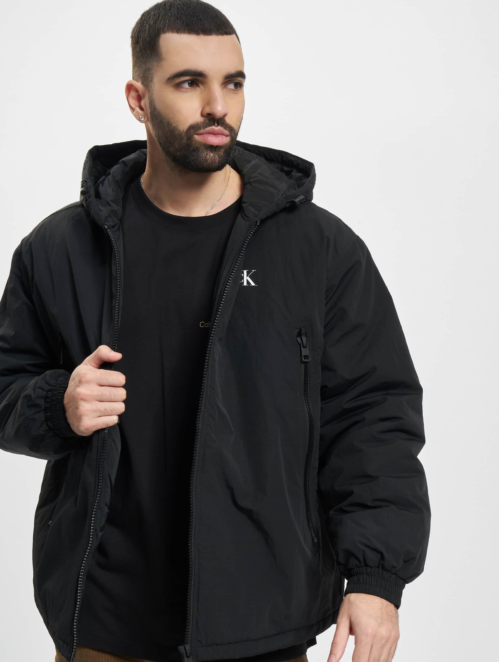 Calvin Klein Jacket / Winter Jacket Stripe Padded in black 971340