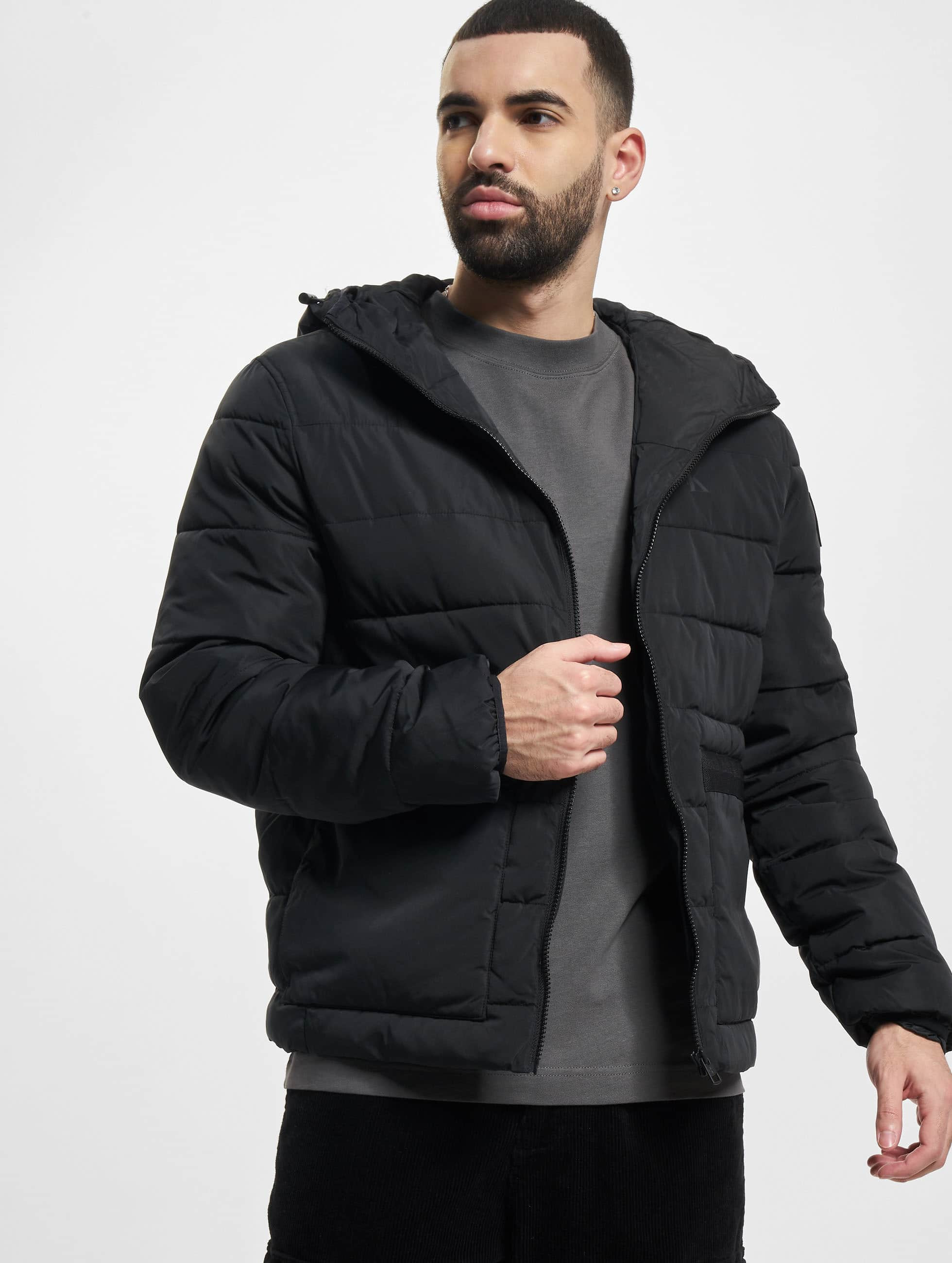 Calvin Klein Jacket / Winter Jacket Badge Elastic Trim in black 973030