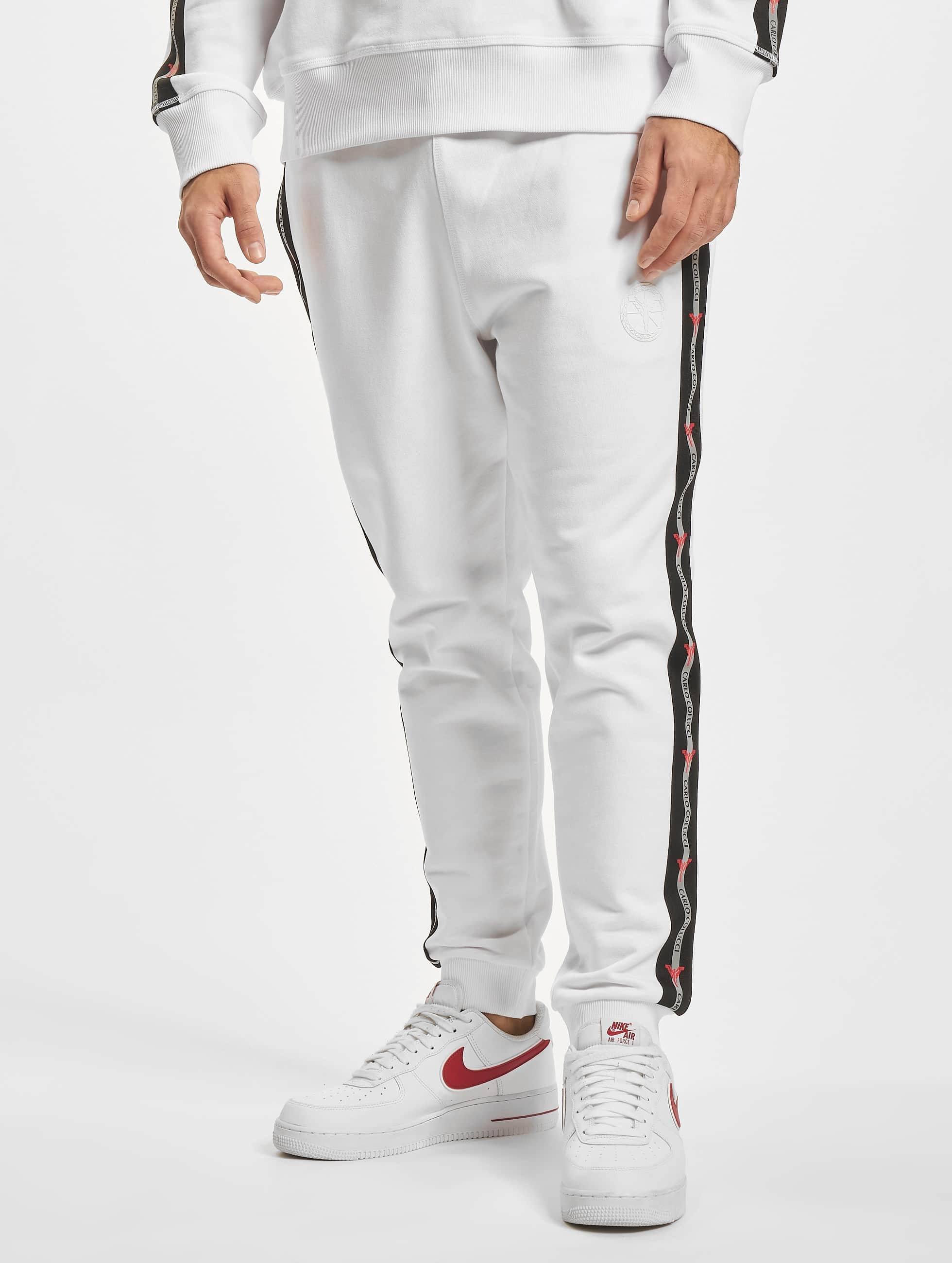 Carlo Colucci Pantalón / Pantalón deportivo Basic en blanco 888342