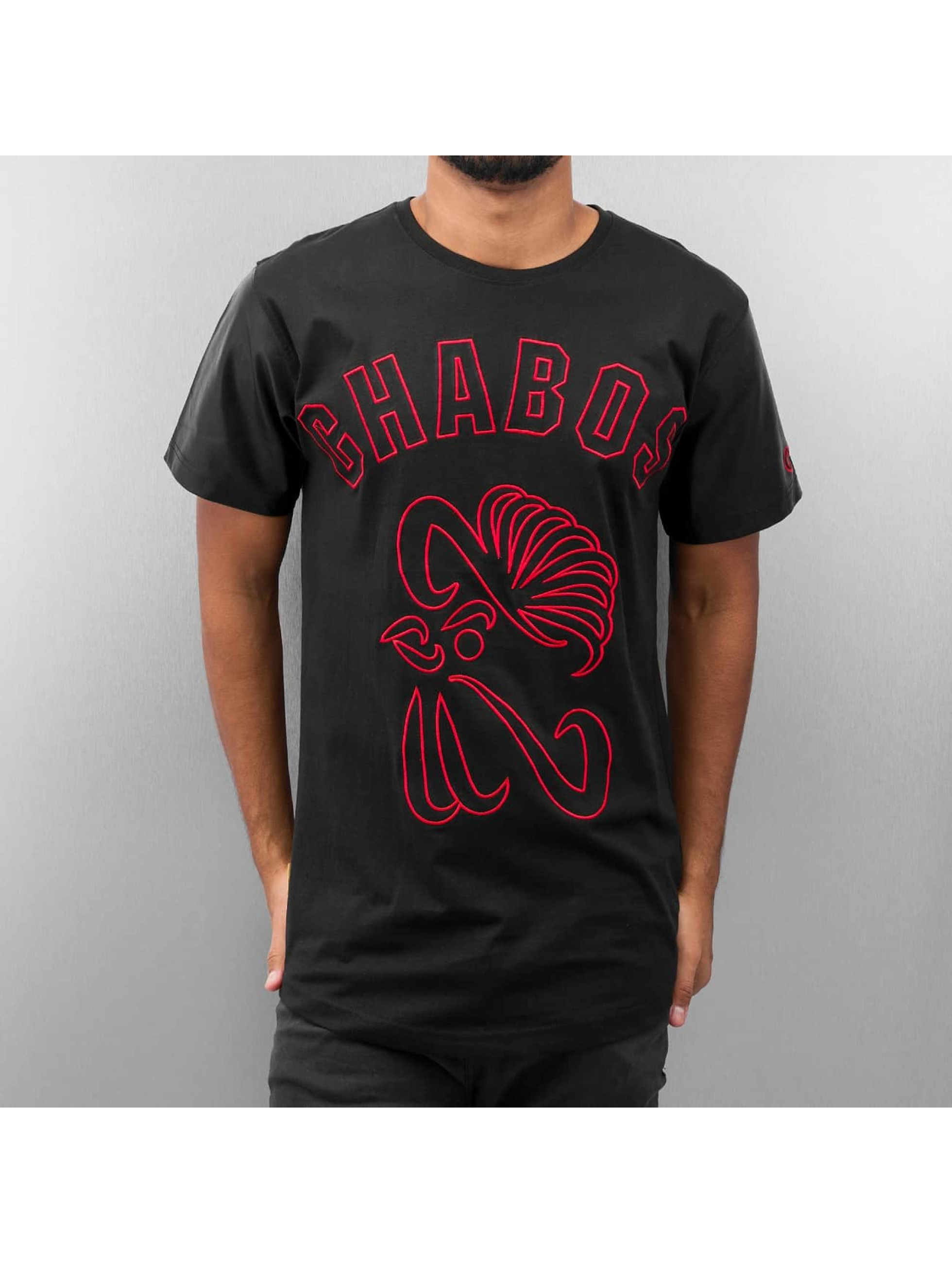 CHABOS IIVII Oberteil / T-Shirt Fight Night in schwarz