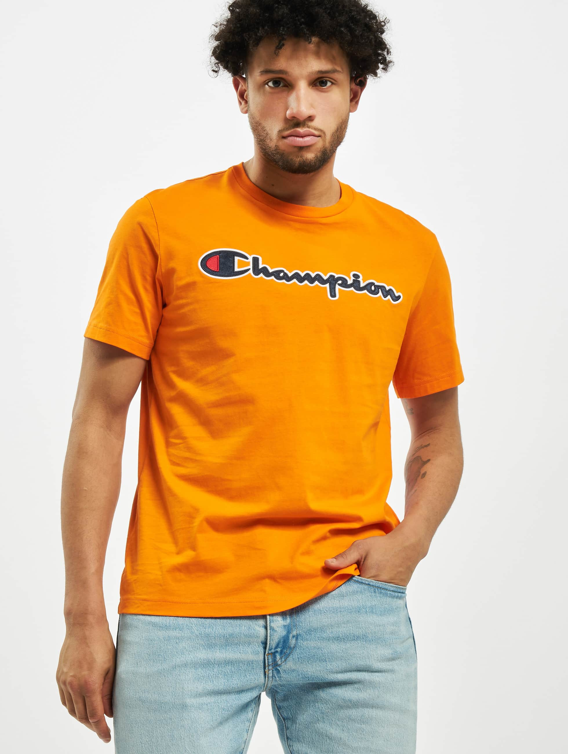 champion orange t shirt