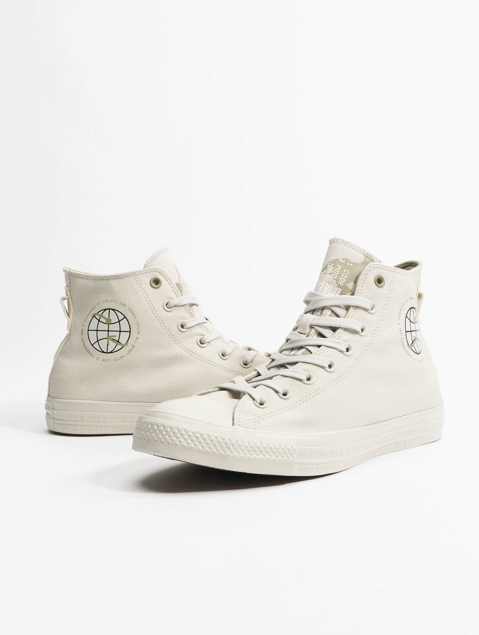 Mand Hoofd gemeenschap Converse schoen / sneaker Chuck Taylor All Star Hi in beige 973443