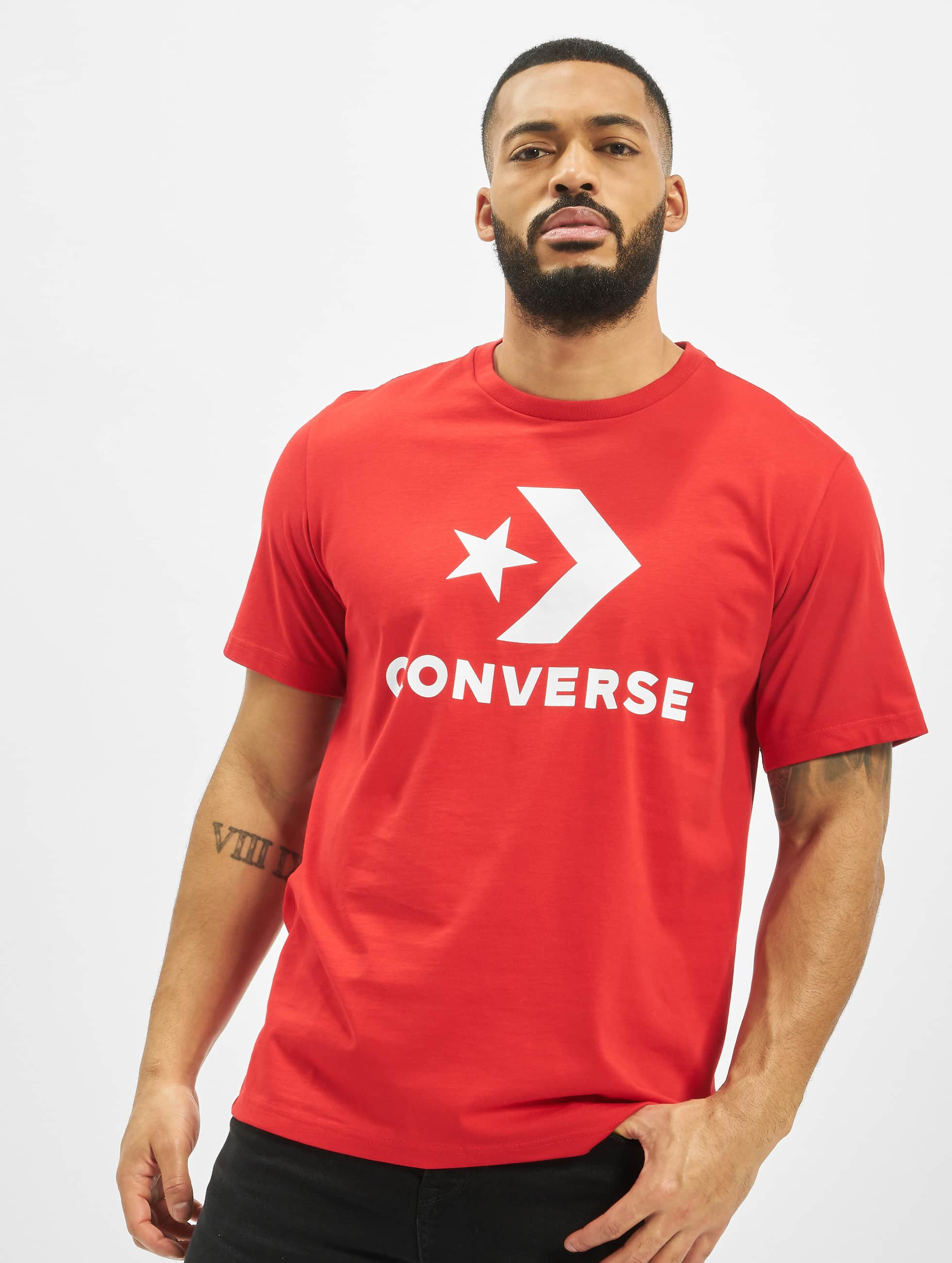 t shirt converse femme rouge