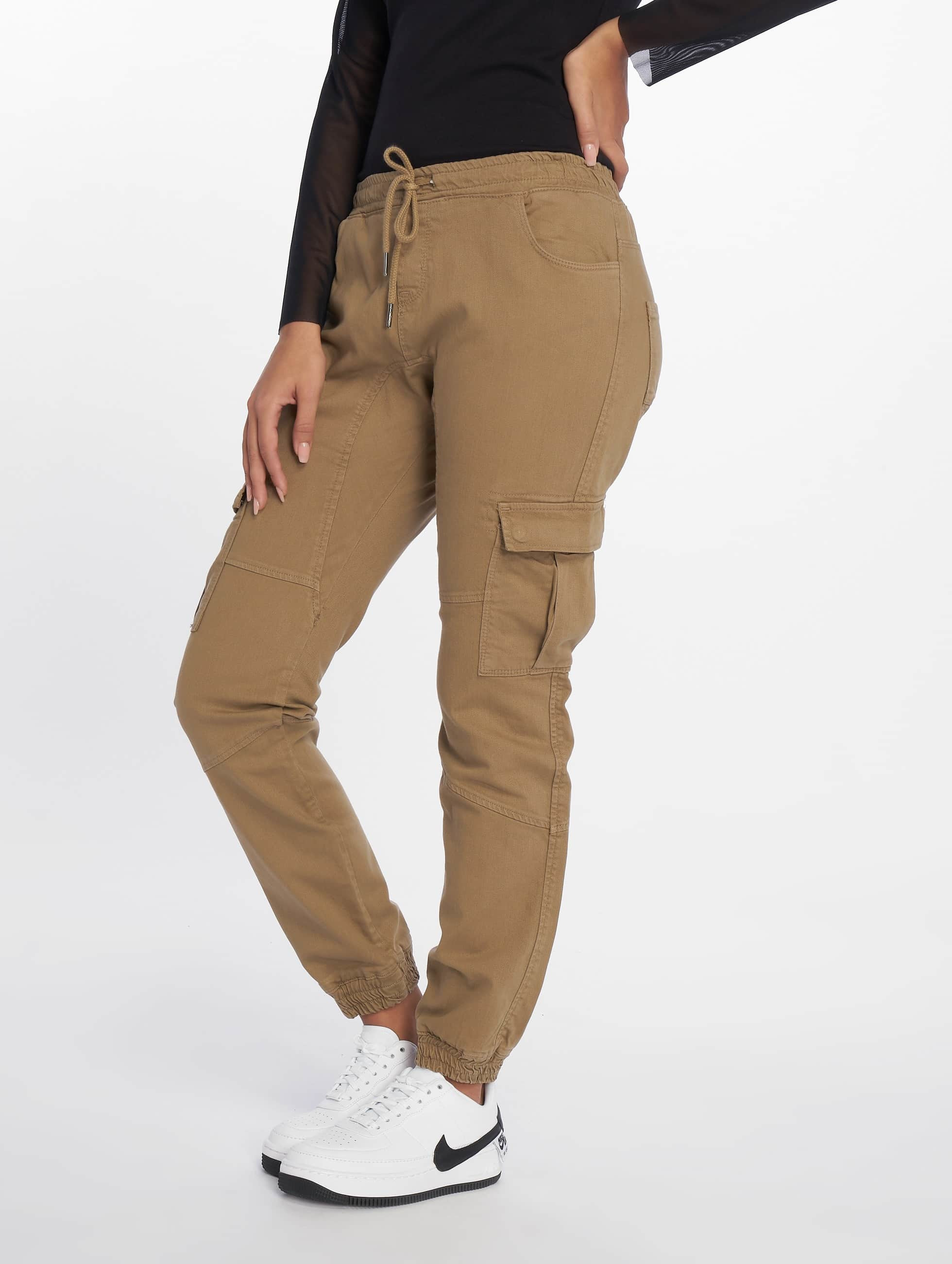 Def Damen Cargohose Lea In Beige 547149