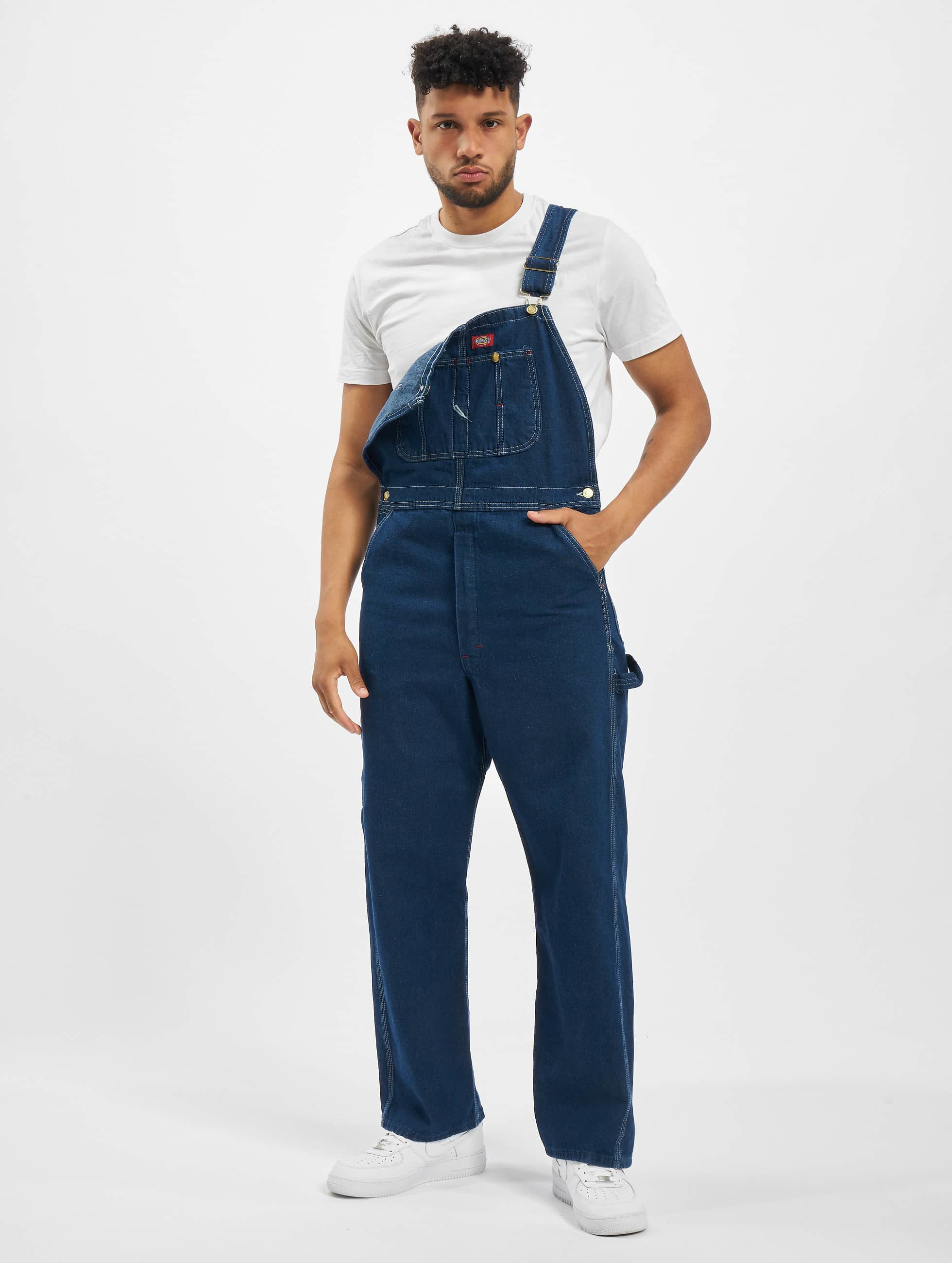 Dickies Jean / Jeans Straight Fit Bib Overall en bleu