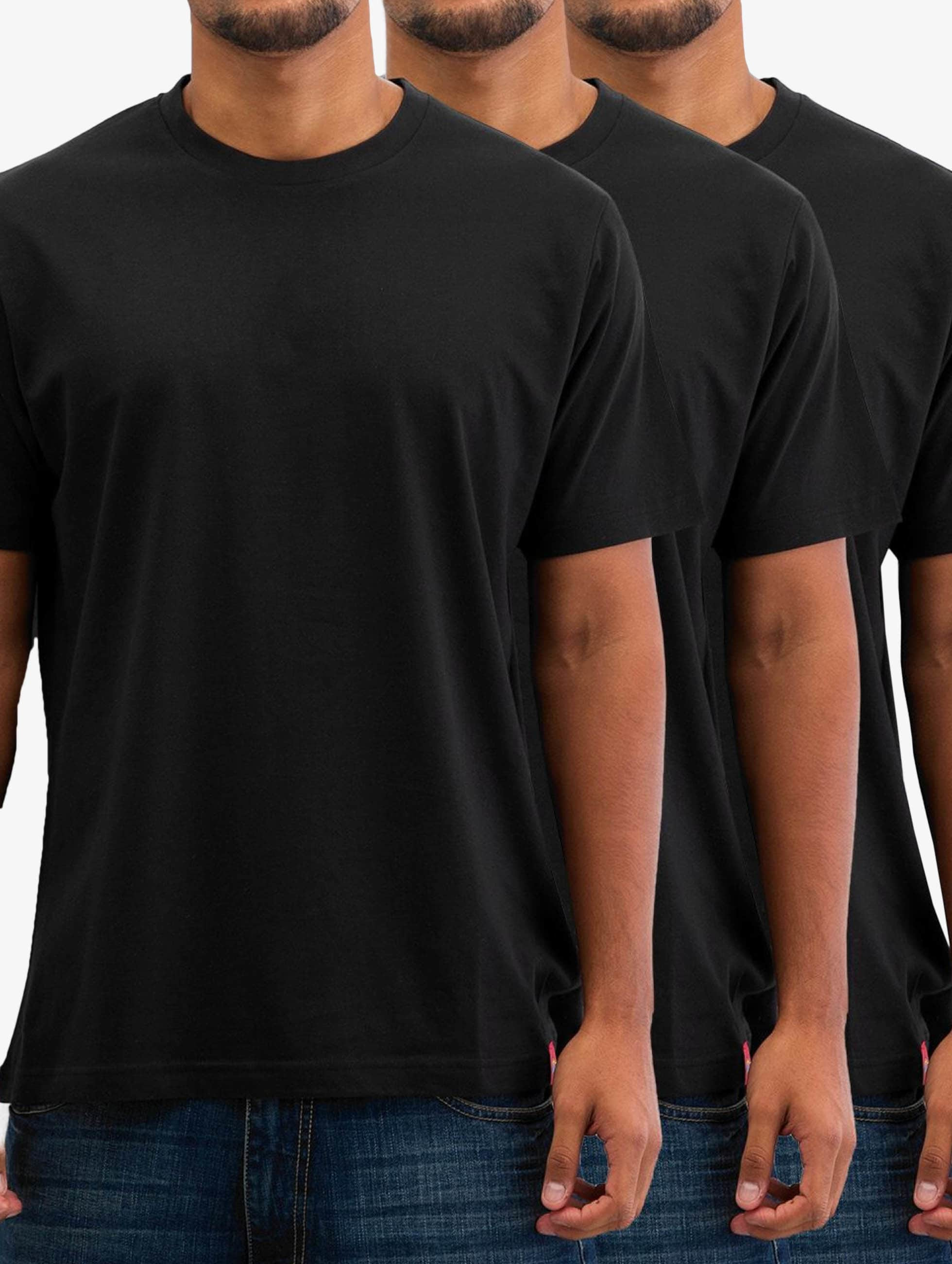 Dickies heren t-shirt 3er-Pack - zwart