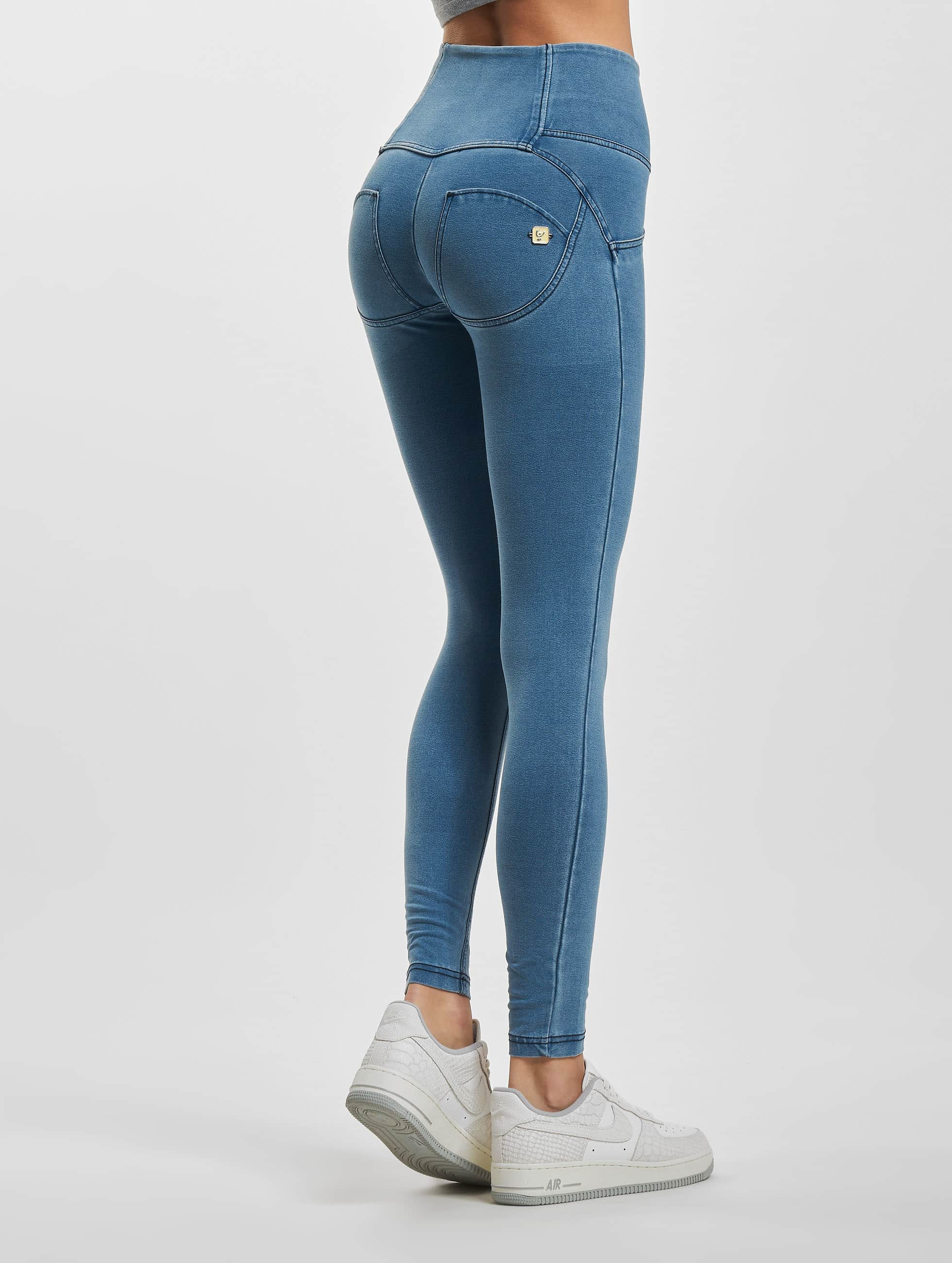 Jeans Skinny WRUP Curvy High Waist i blå 1004584