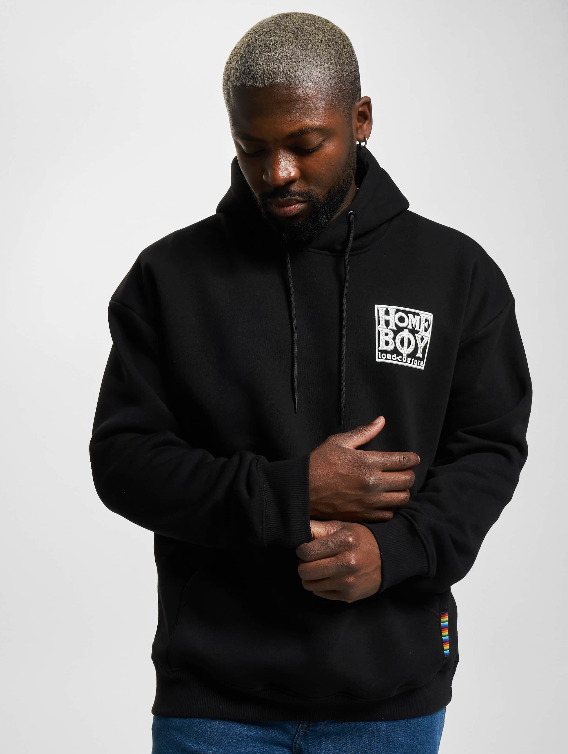 Homeboy Overwear / Hoodie Old School in black 986053