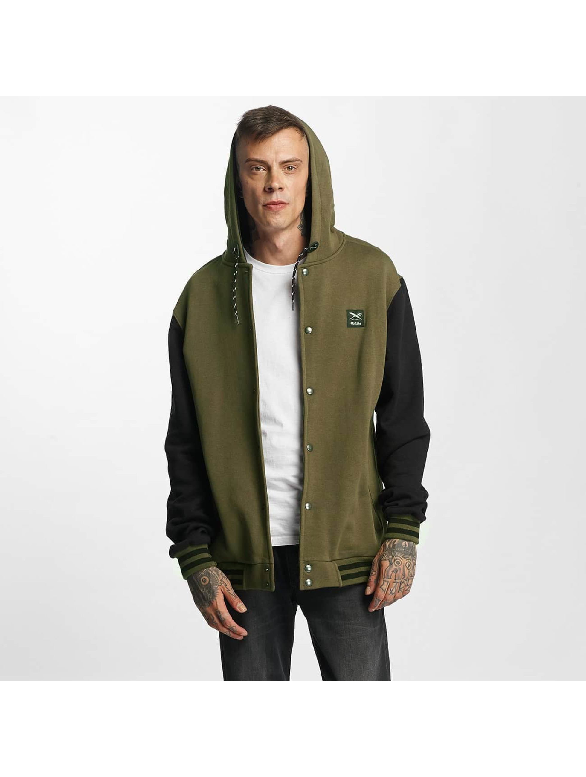 College Jacke Daily Hooded in olive
