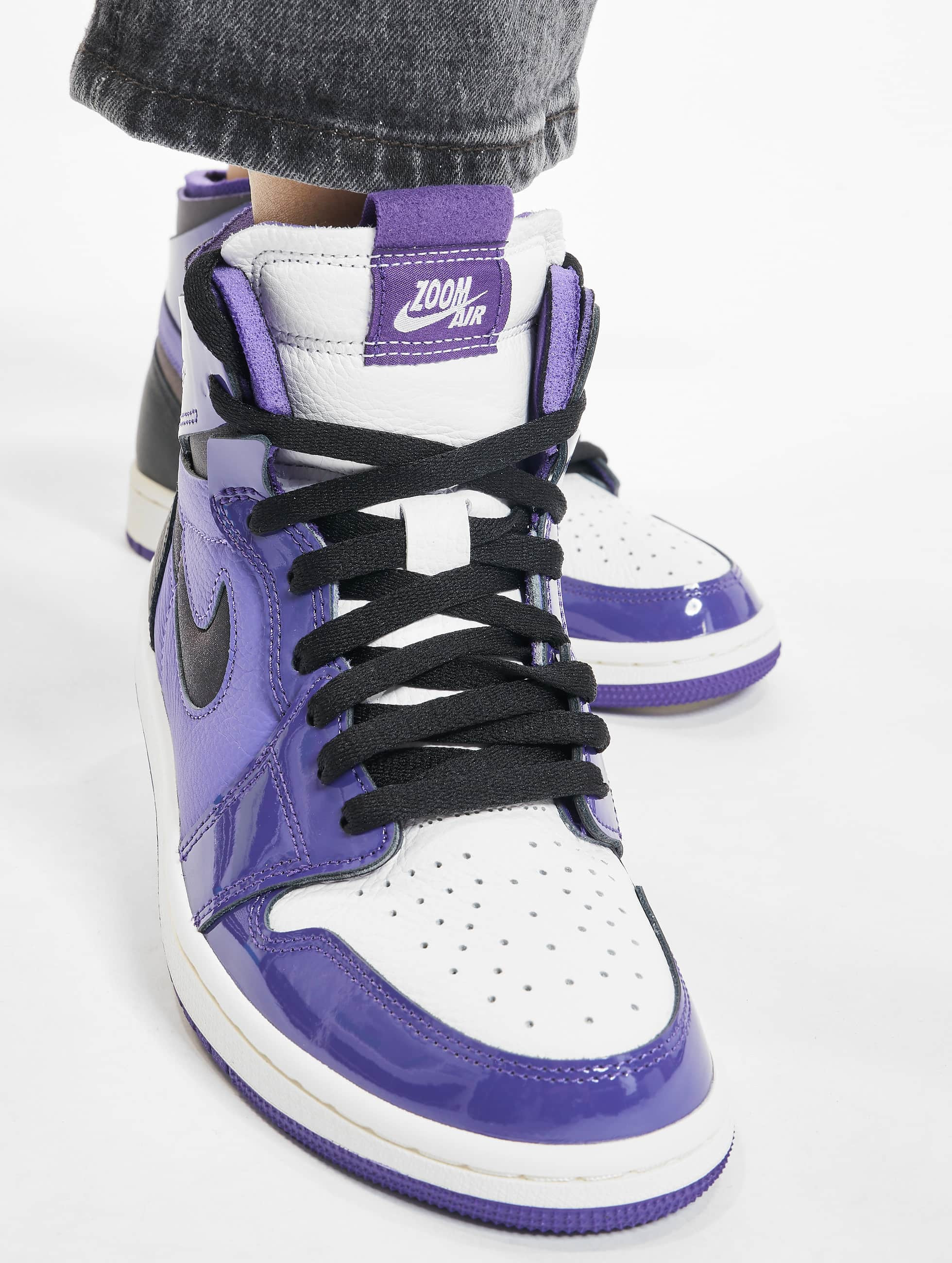 Symmetrie inhoudsopgave Ouderling Jordan schoen / sneaker 1 High Zoom Air CMFT Purple Patent in paars 891684