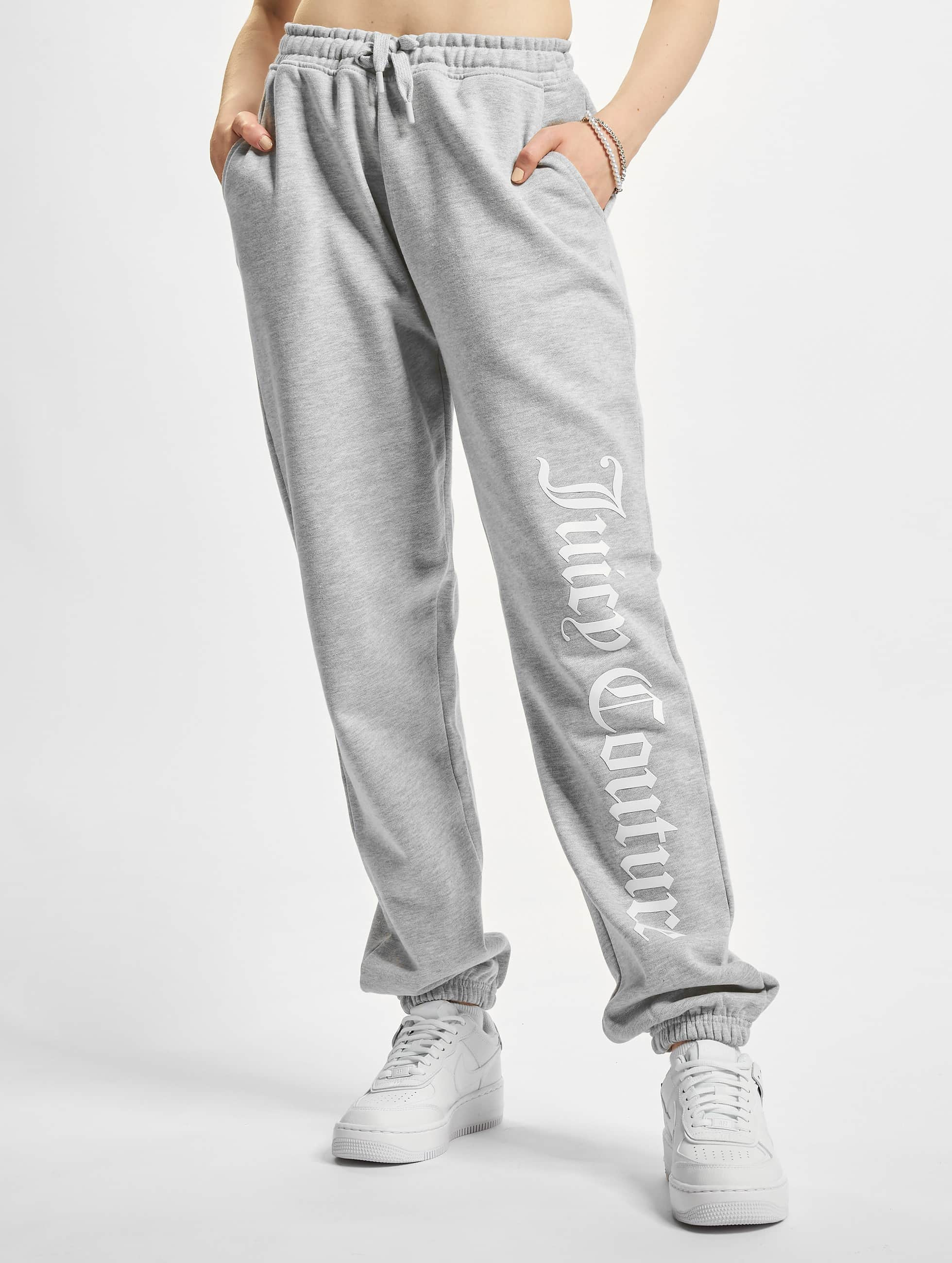 Juicy Couture Damen Jogginghose Graphic Fleece In Grau 879870