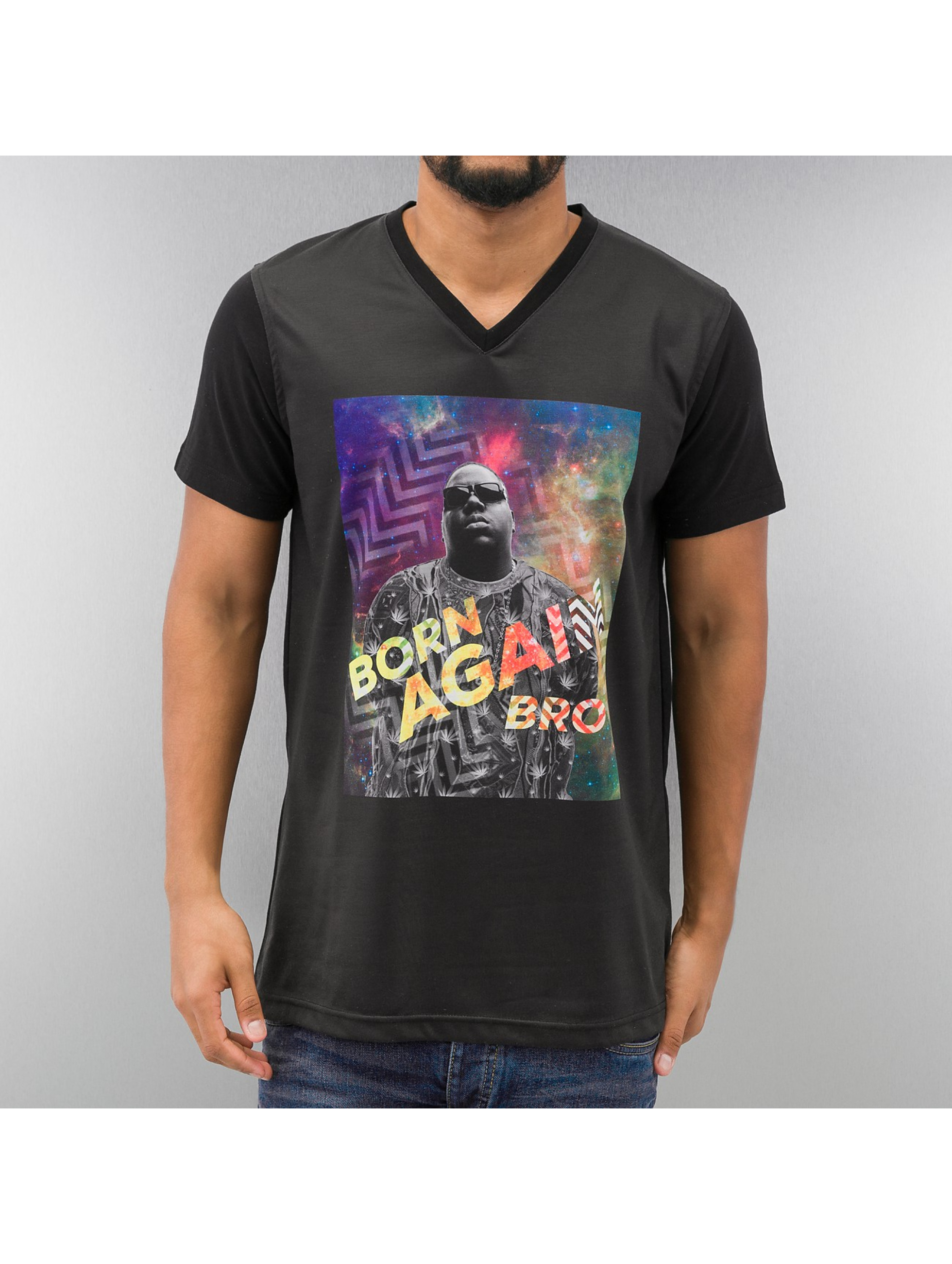 T-Shirt Born Again in schwarz