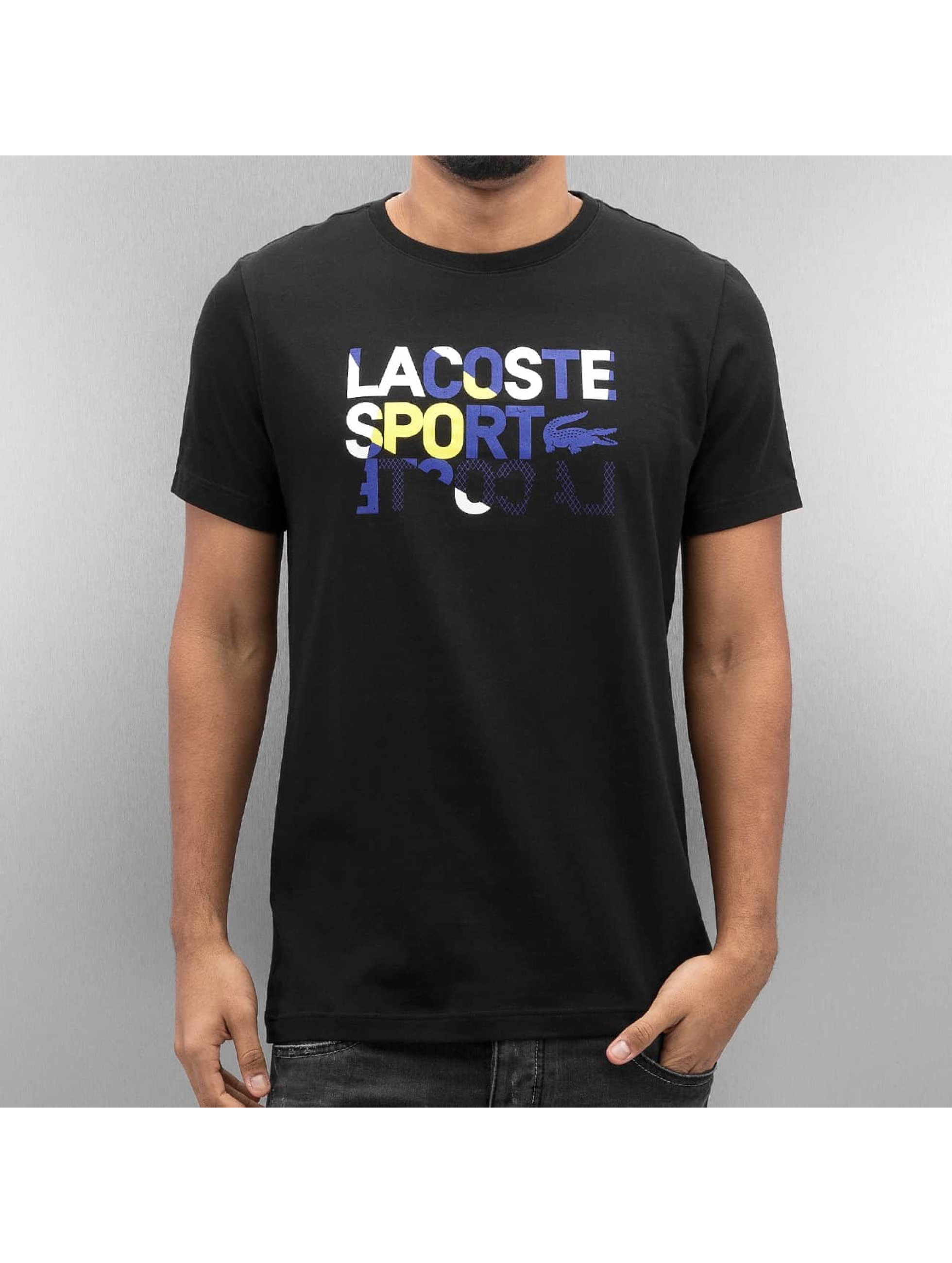 Lacoste Classic Haut / T-Shirt Sports en noir