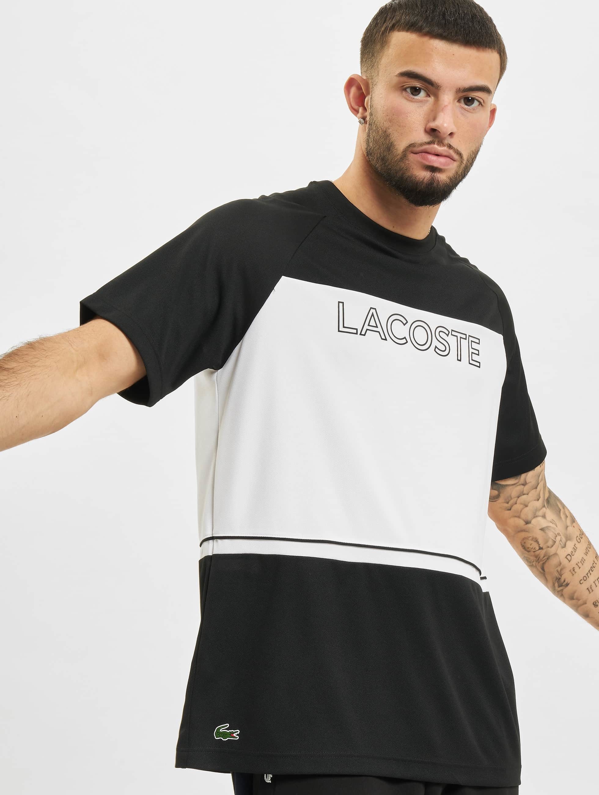 Lacoste Ylaosat Sport T Paidat Musta 825968