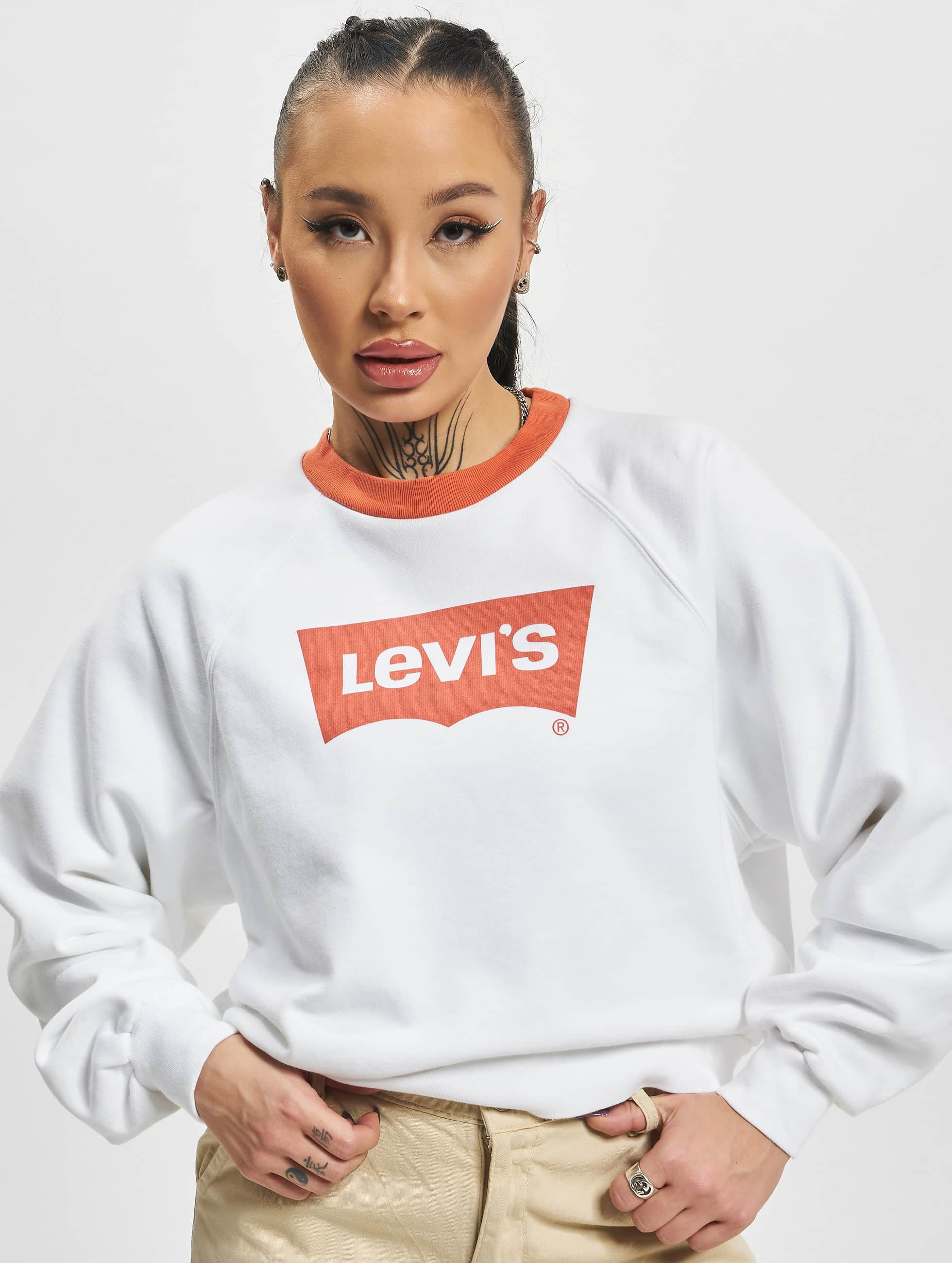 Levi's® Overwear / Pullover Logo in white 961681