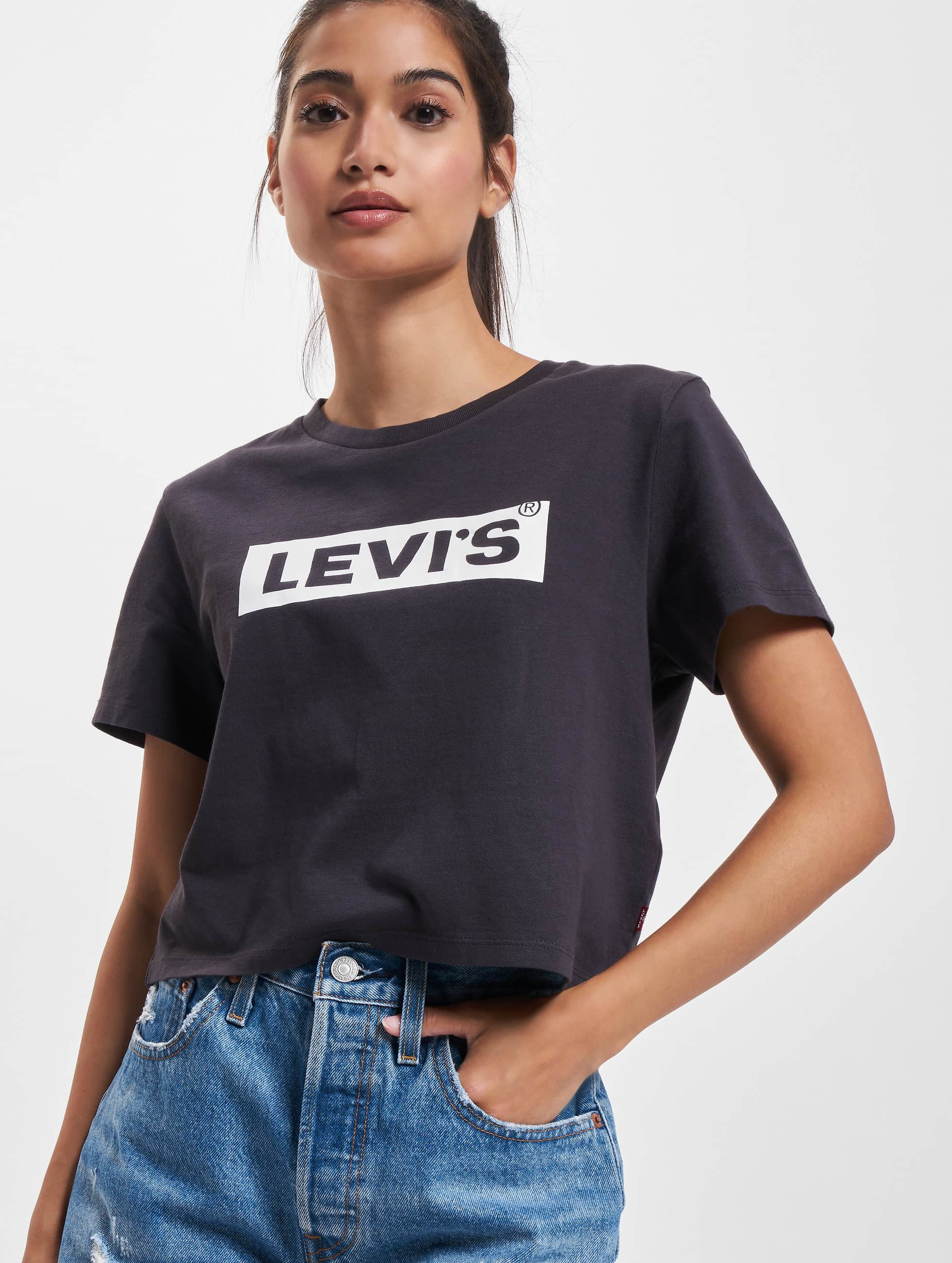 Levi's® t-shirt Graphic Prism Crew zwart