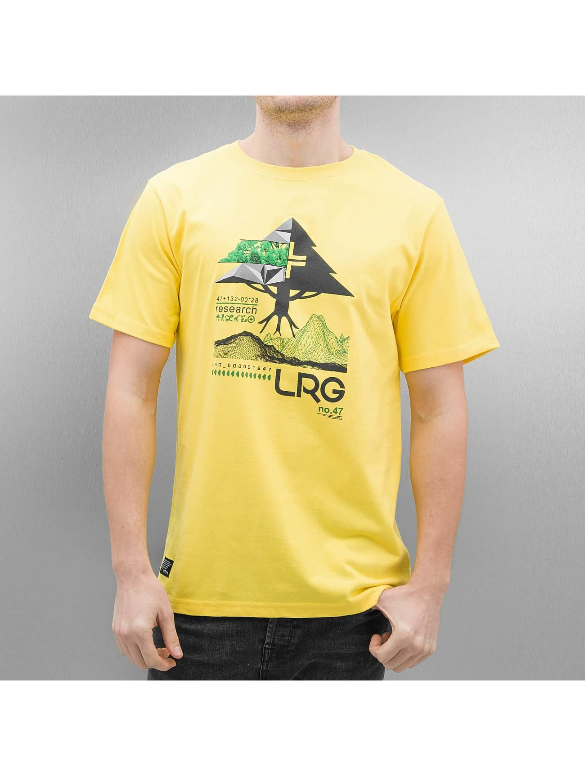 LRG Haut / T-Shirt Tree Tech en jaune