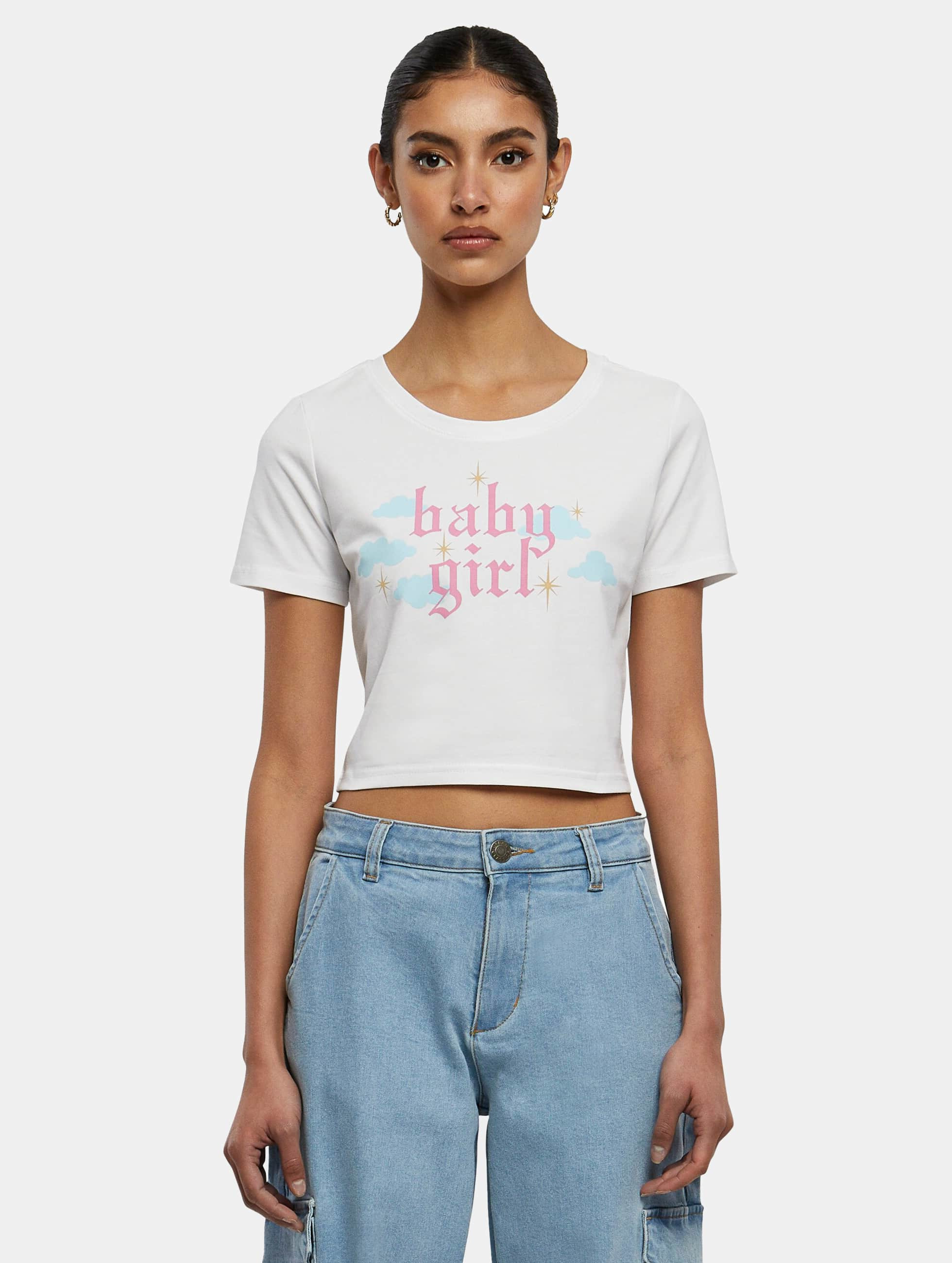 Honger Komkommer Dollar Miss Tee bovenstuk / t-shirt Baby Girl in wit 1010229