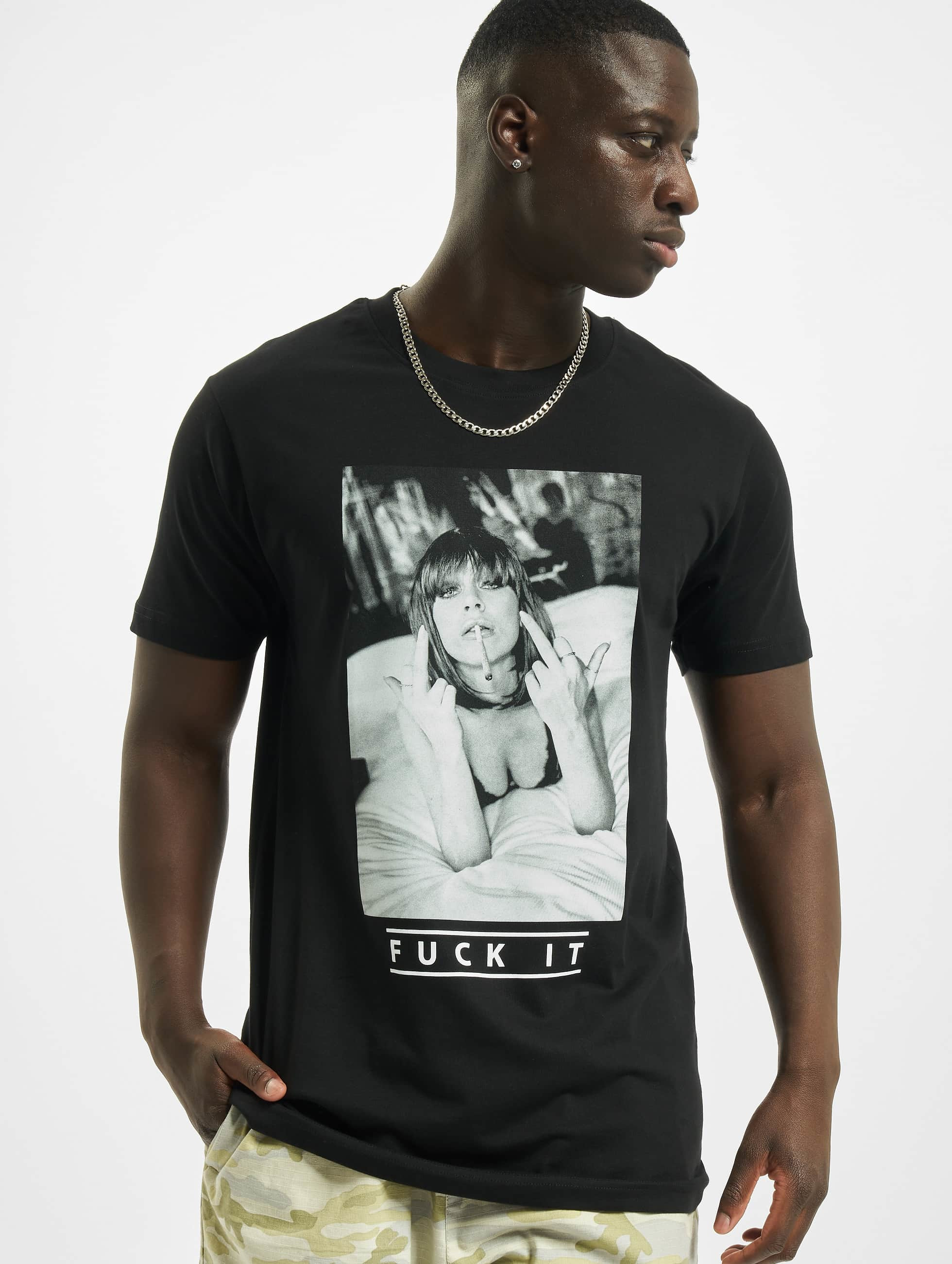Mister Tee Overwear / T-Shirt Fuck It 2.0 in black 778834