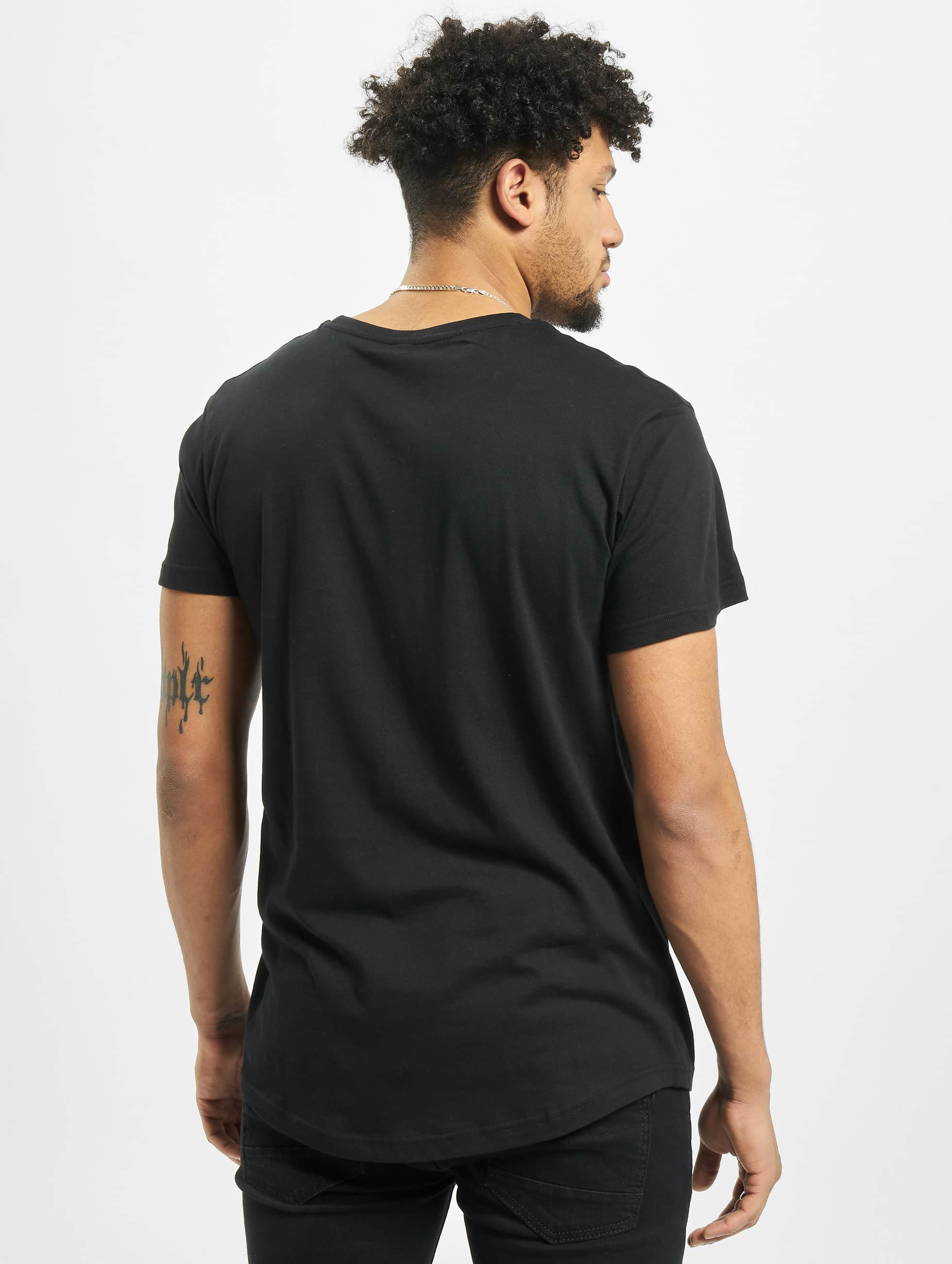 T-Shirt 2Pac Eyez Long in schwarz