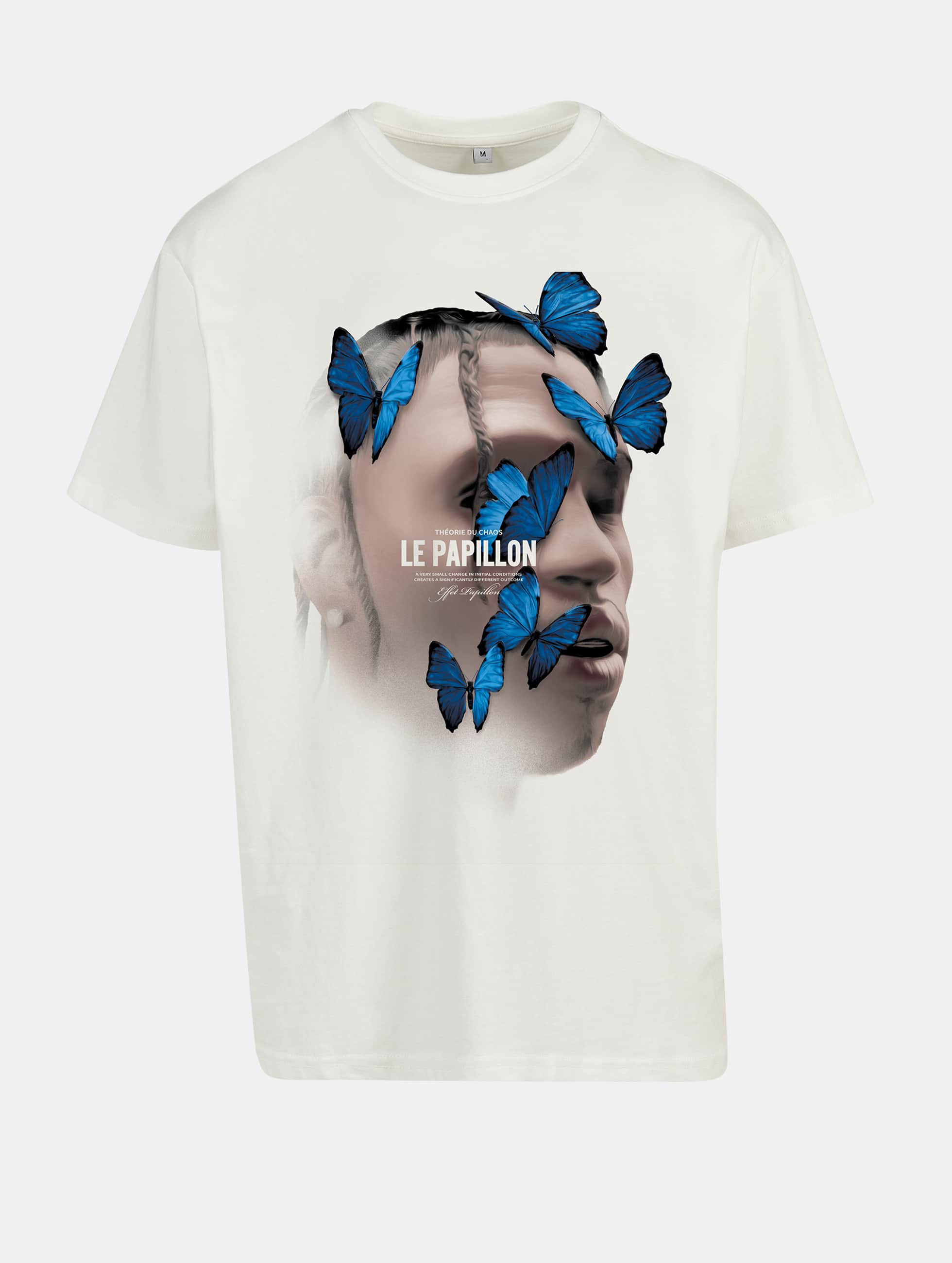 Mister Upscale Overdel / T-shirts Le Papillon i hvid 1014896