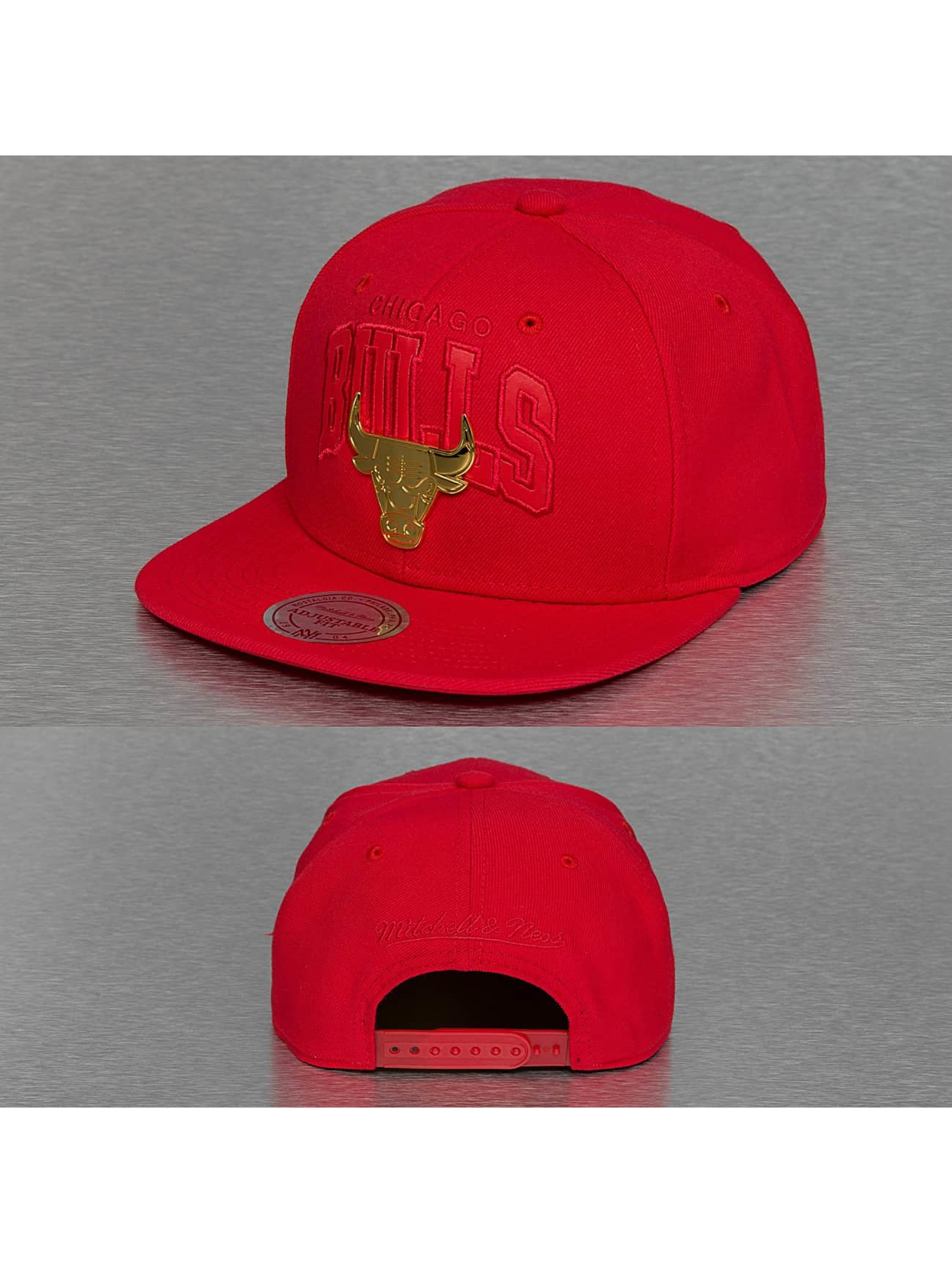 Mitchell & Ness Snapback Cap Lux Arch Chicago Bulls in rot